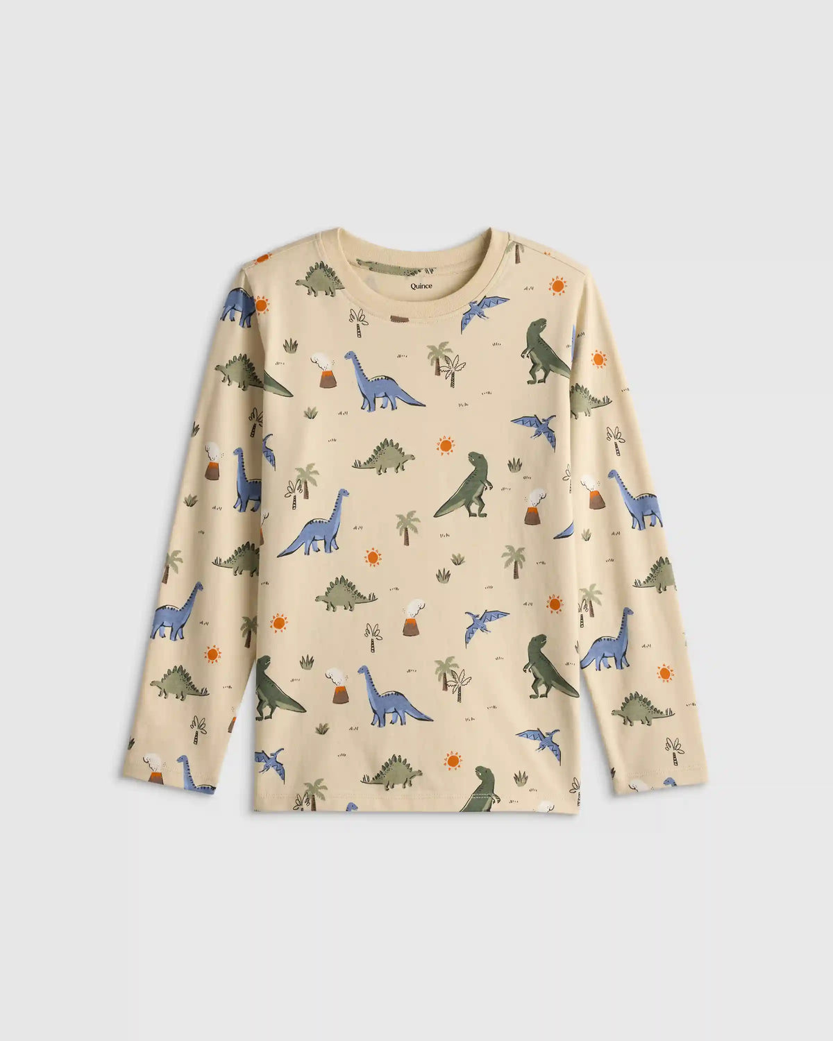100% Organic Cotton Jersey Long Sleeve Tee