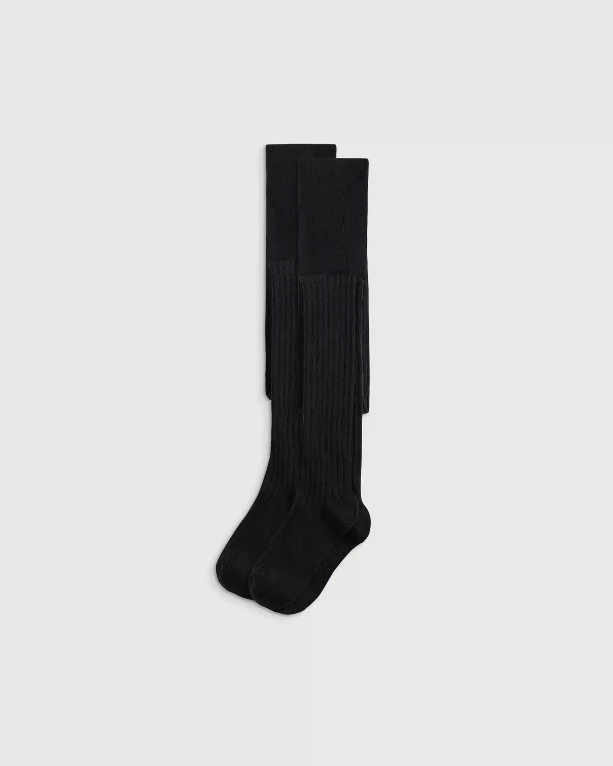 Organic Cotton Rib Tights (2-pack)