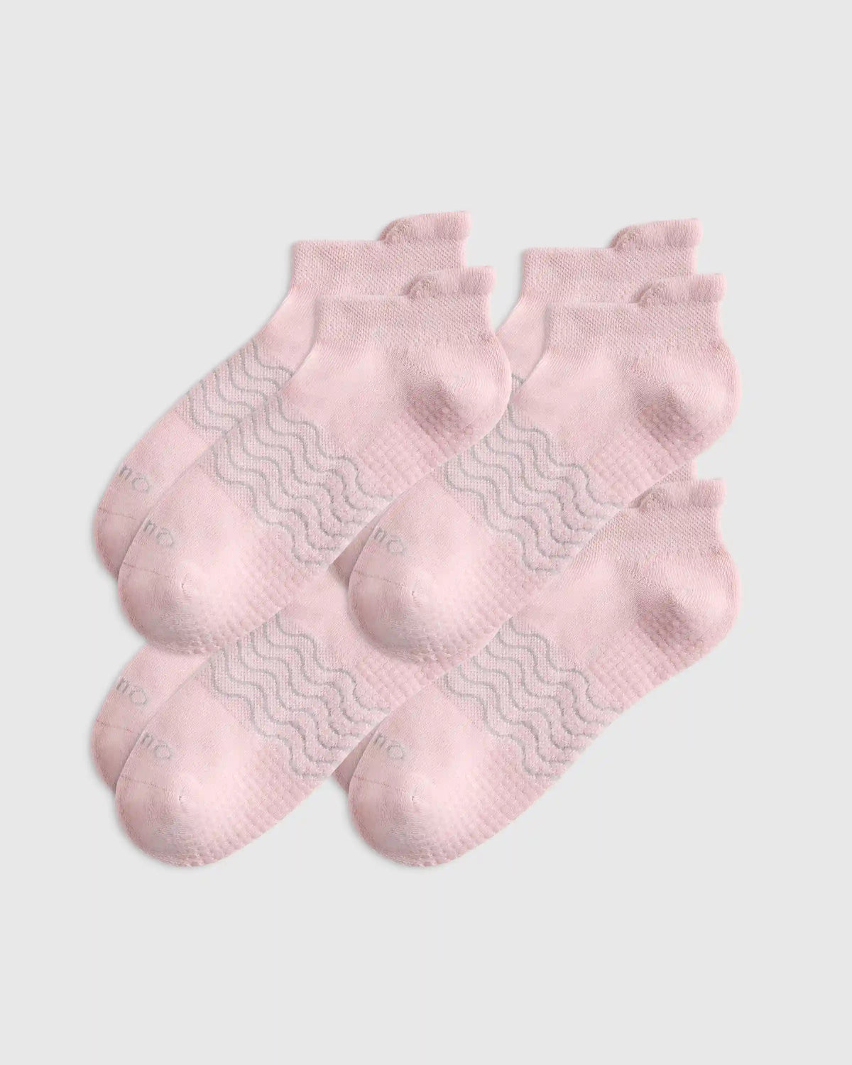 Everyday Cotton Pilates Gripper Ankle Socks (4-pack)