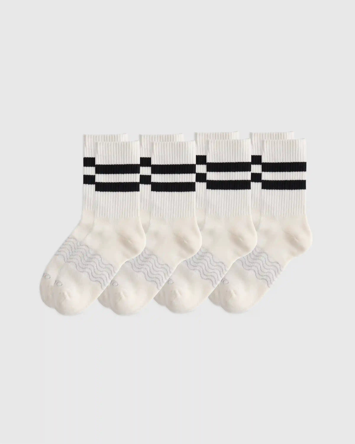 Everyday Cotton Varsity Stripes Half-Crew Sock (4-Pack)