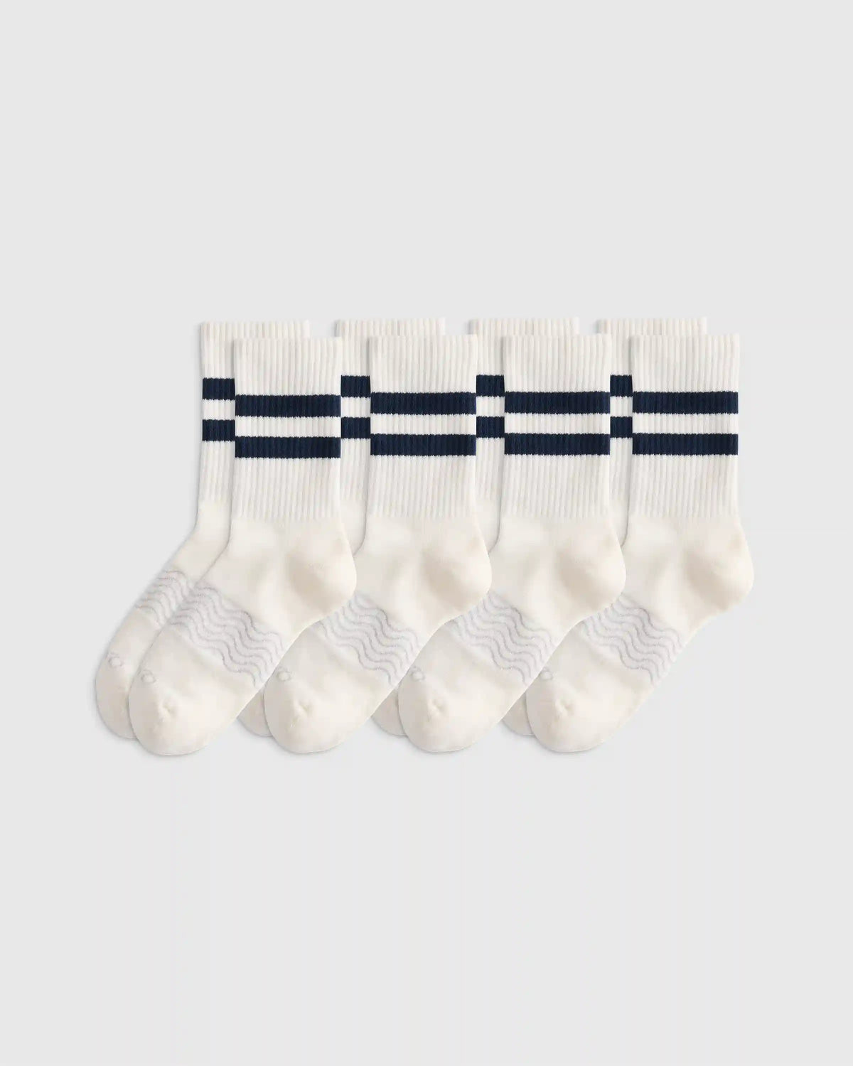 Everyday Cotton Varsity Stripes Half-Crew Sock (4-Pack)