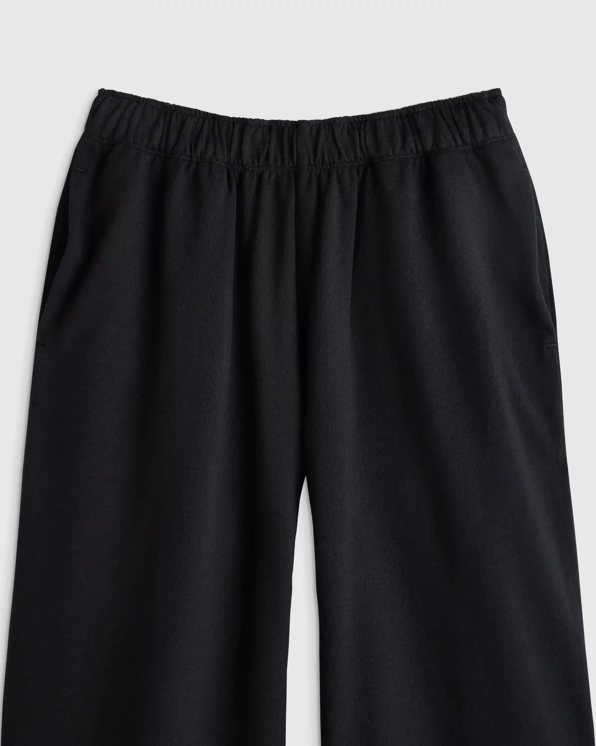 Girls Organic Cotton French Terry Wide Leg Pant