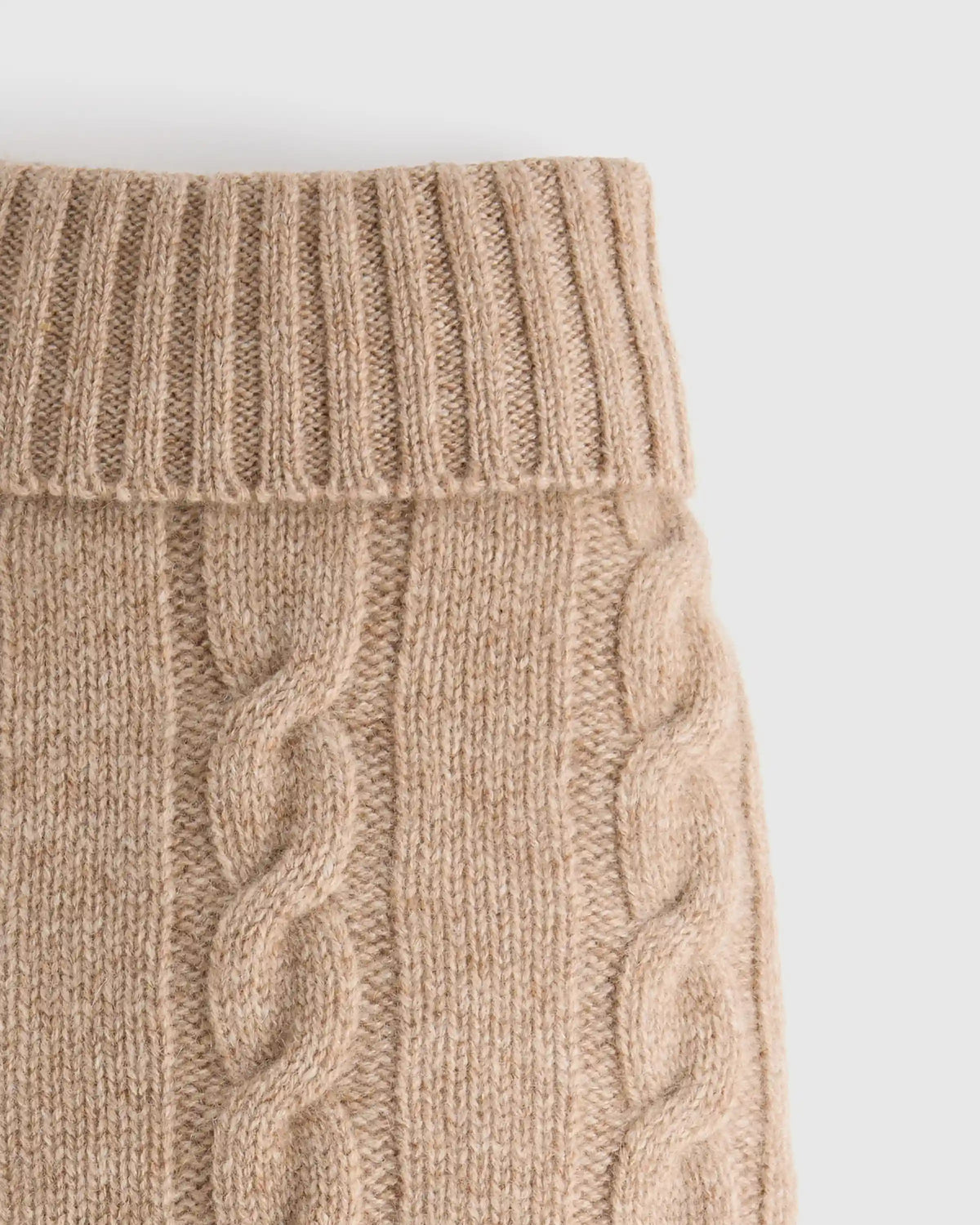 Mongolian Cashmere Cable Knit Dog Sweater