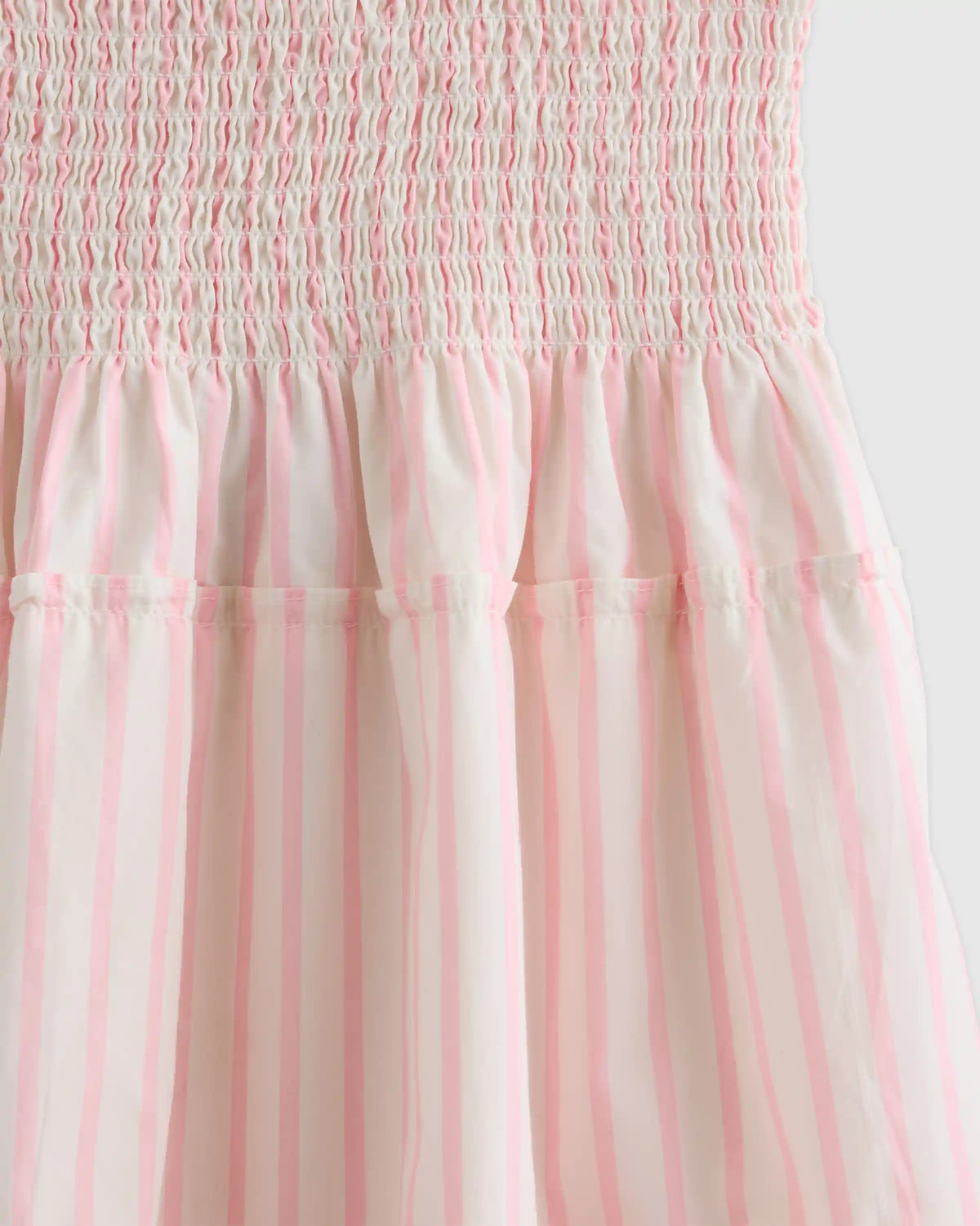 100% Organic Cotton Poplin Smocked Dress