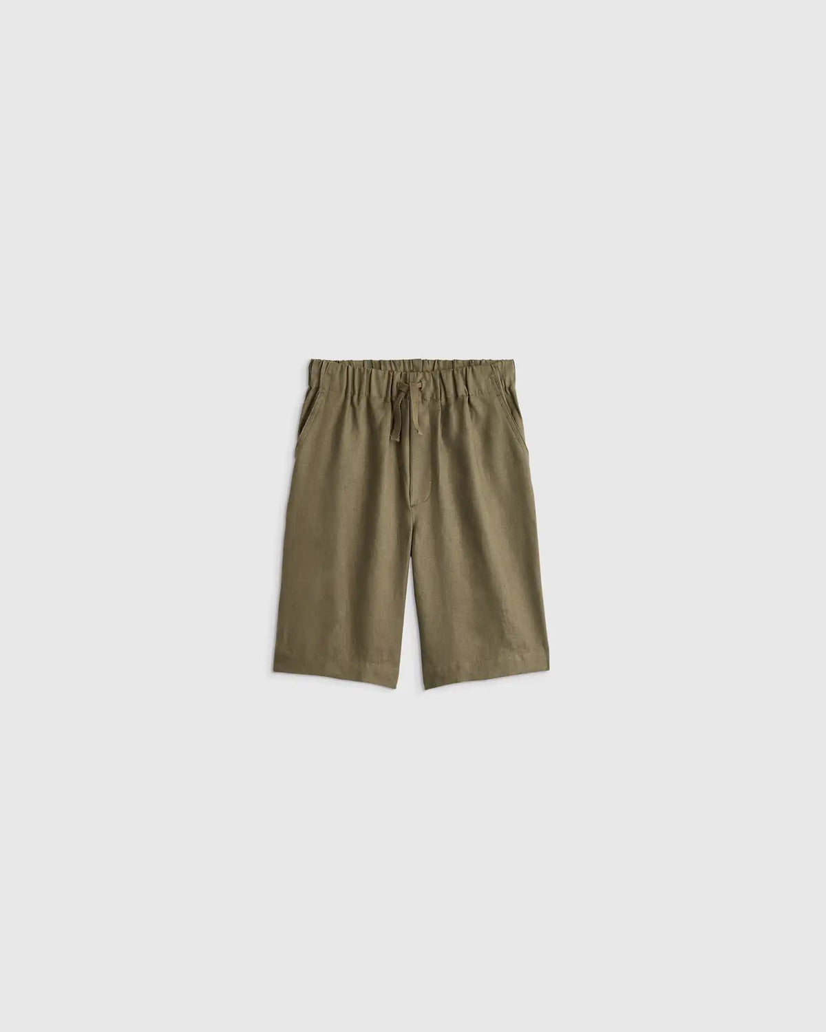 100% European Linen Pull-On Shorts