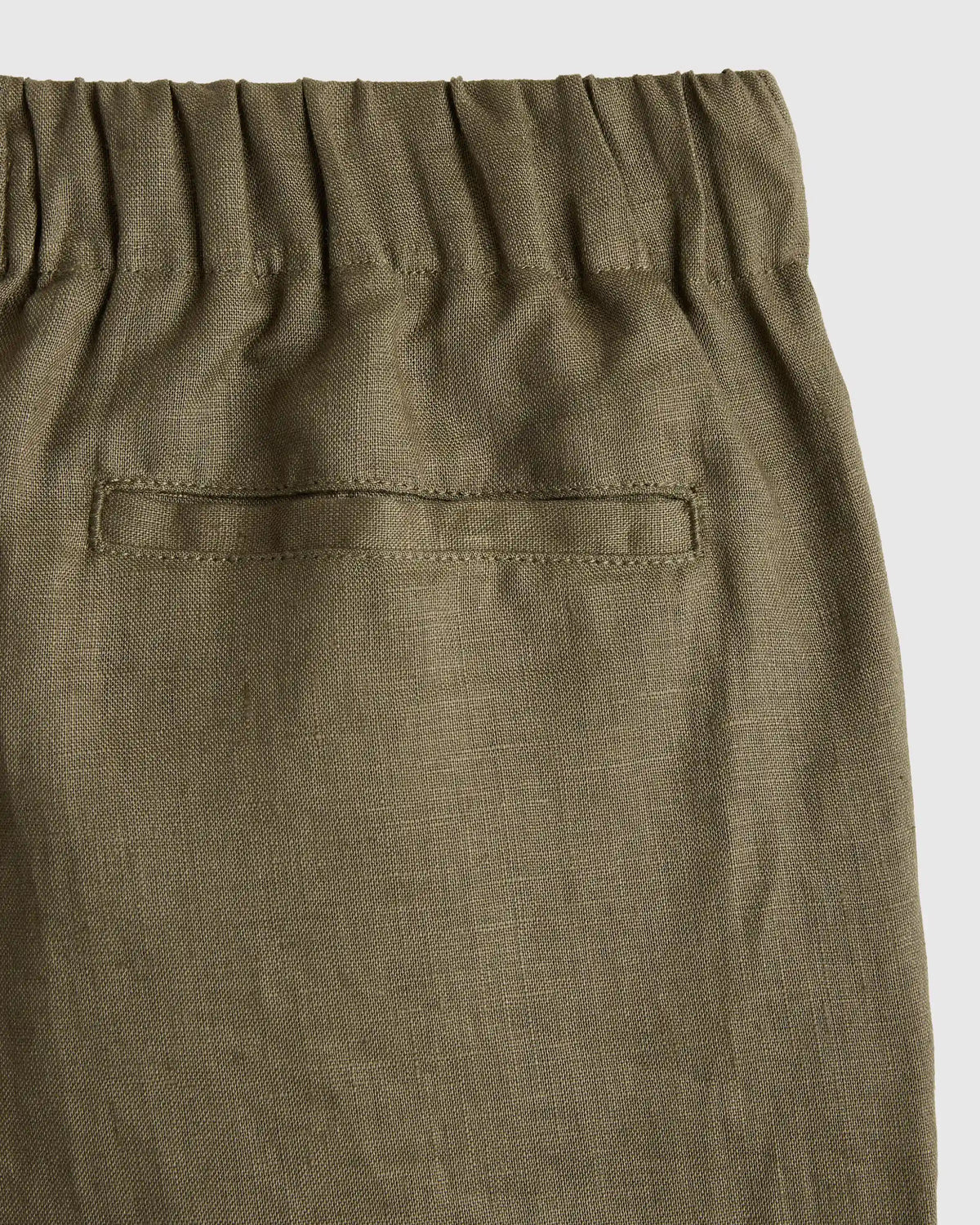 100% European Linen Pull-On Shorts