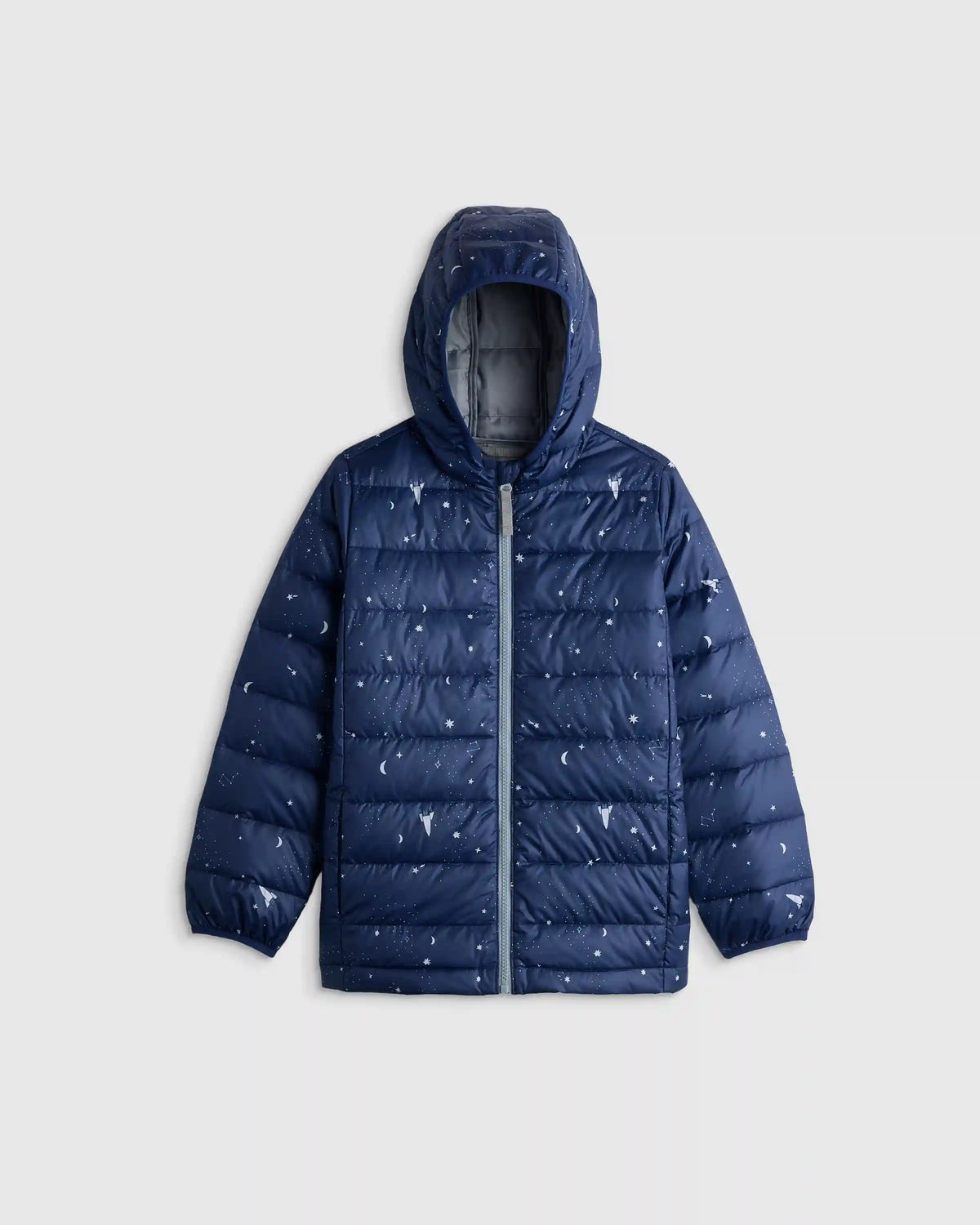 Lightweight Down Hooded Puffer Jacket