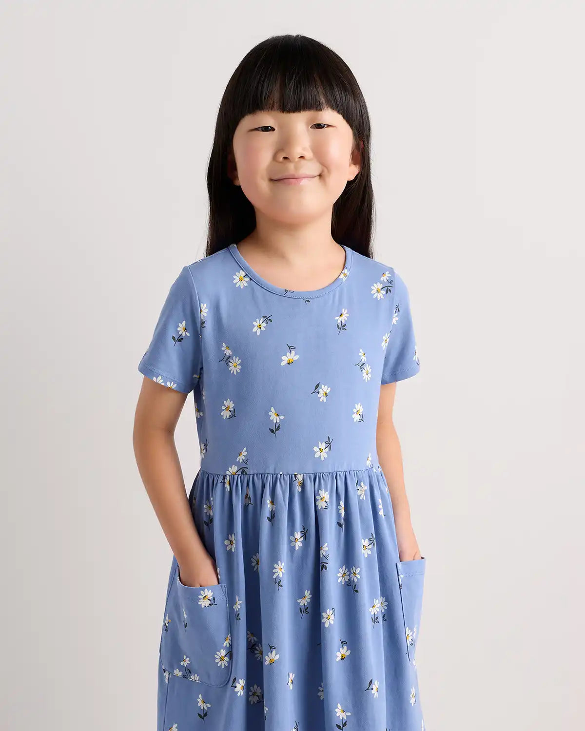 Organic Cotton Fit and Flare Pocket Dress