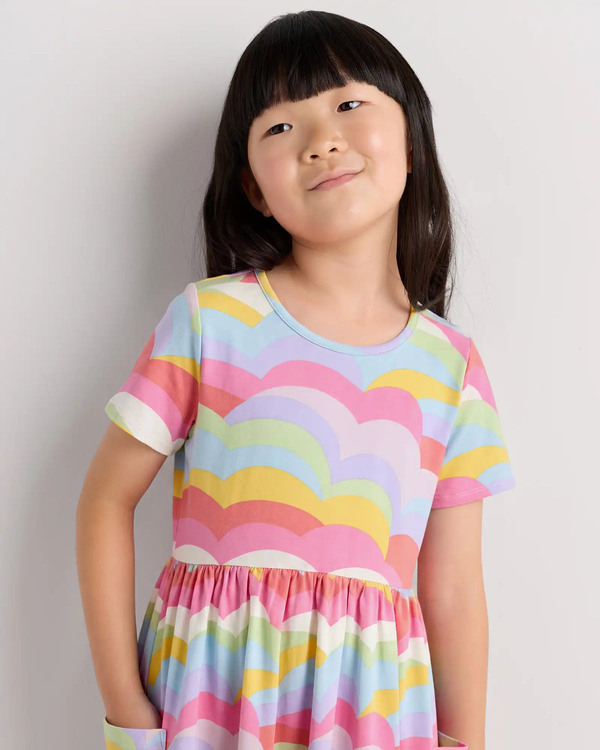 Organic Cotton Fit and Flare Pocket Dress