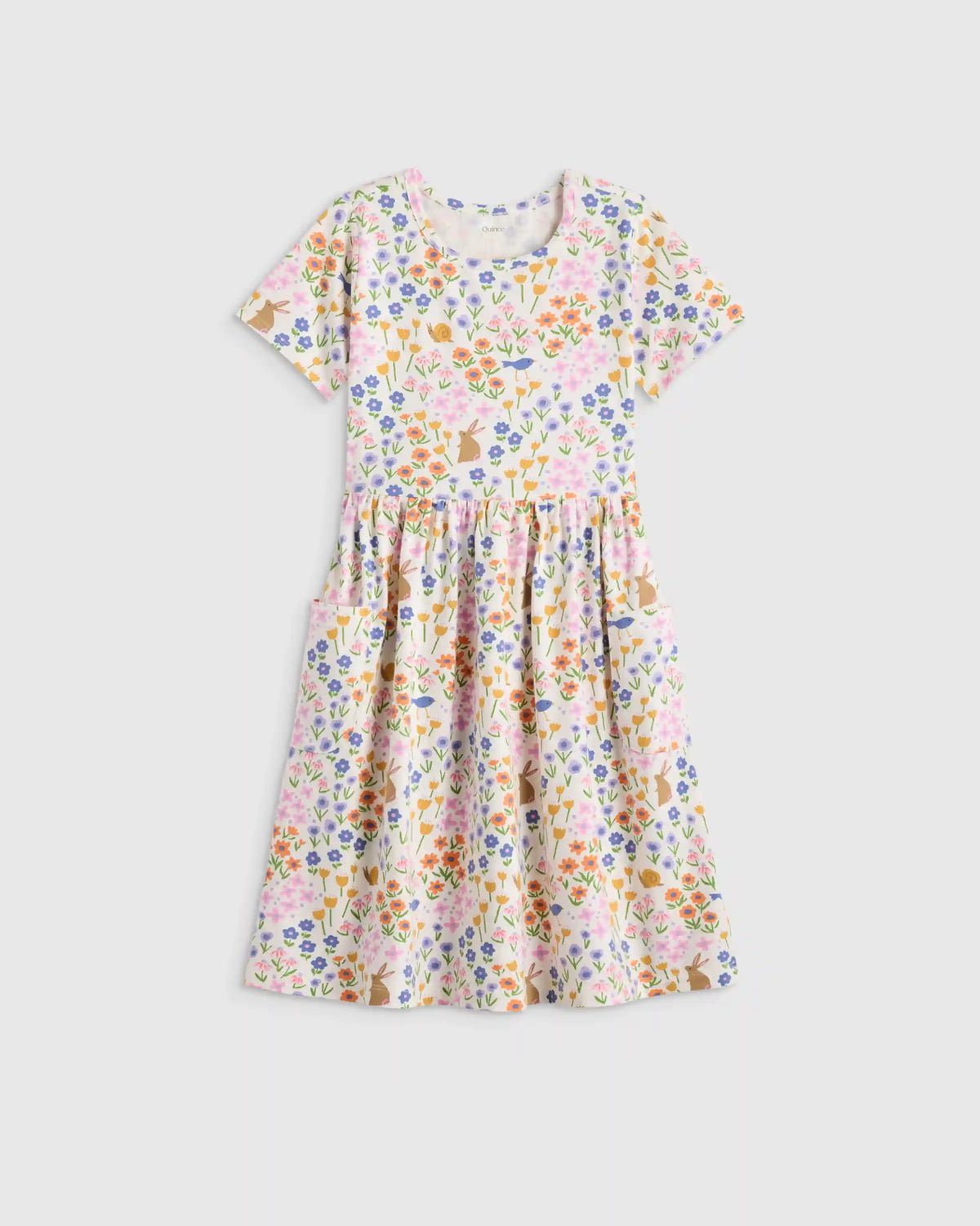 Organic Cotton Fit and Flare Pocket Dress