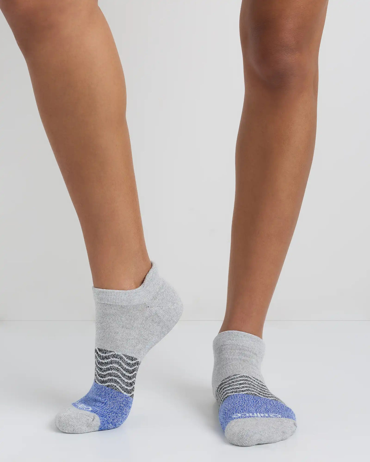 Everyday Cotton Tri-Block Marl Ankle Socks (4-pack)