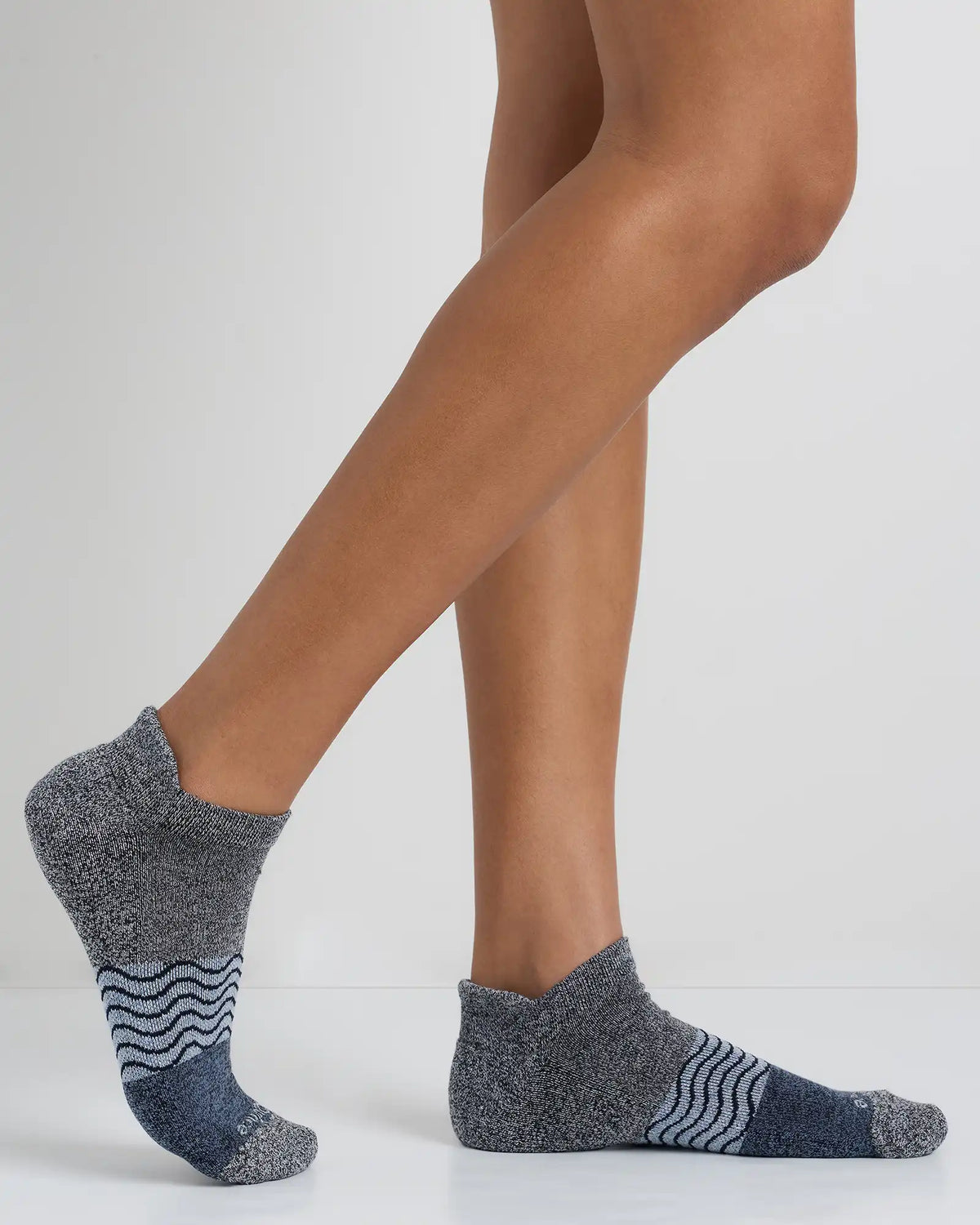 Everyday Cotton Tri-Block Marl Ankle Socks (4-pack)