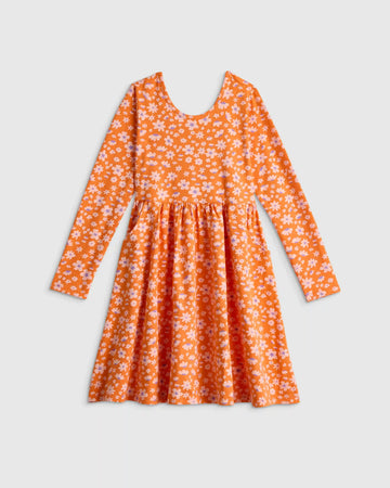 Organic Cotton Long Sleeve Skater Dress