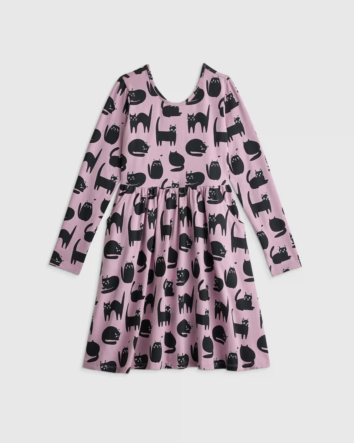 Organic Cotton Long Sleeve Skater Dress