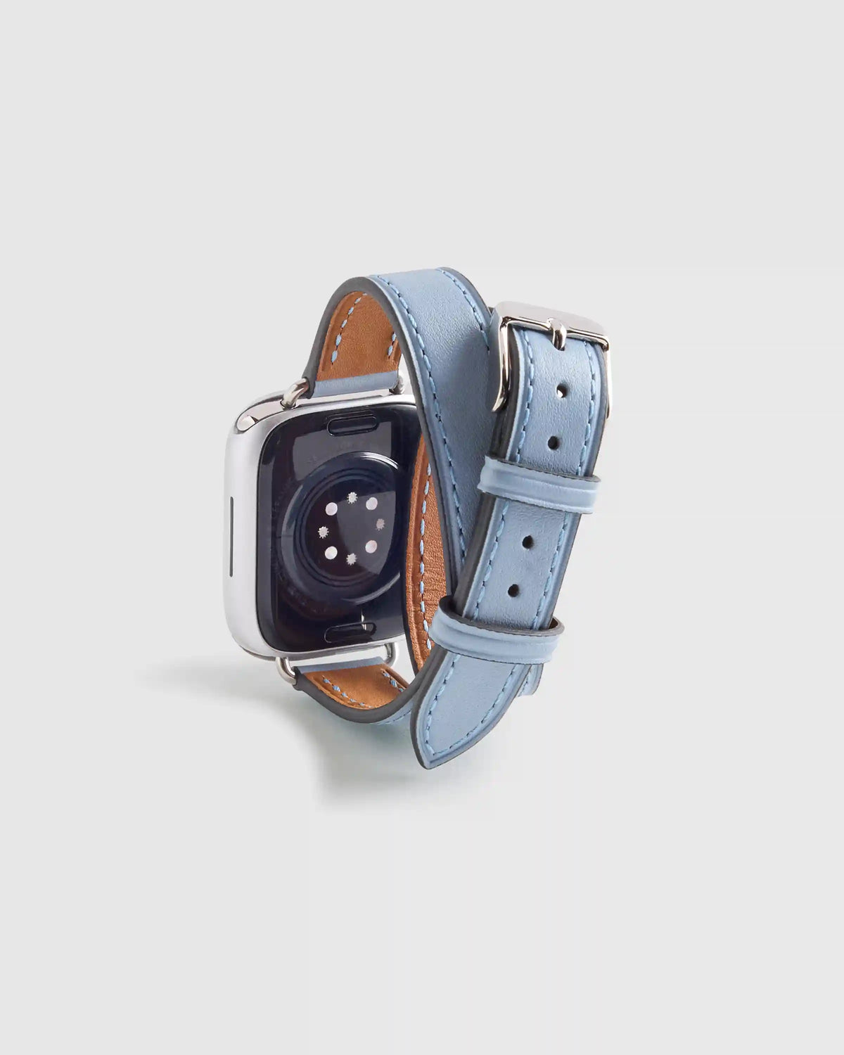 Leather Double Wrap Smartwatch Band