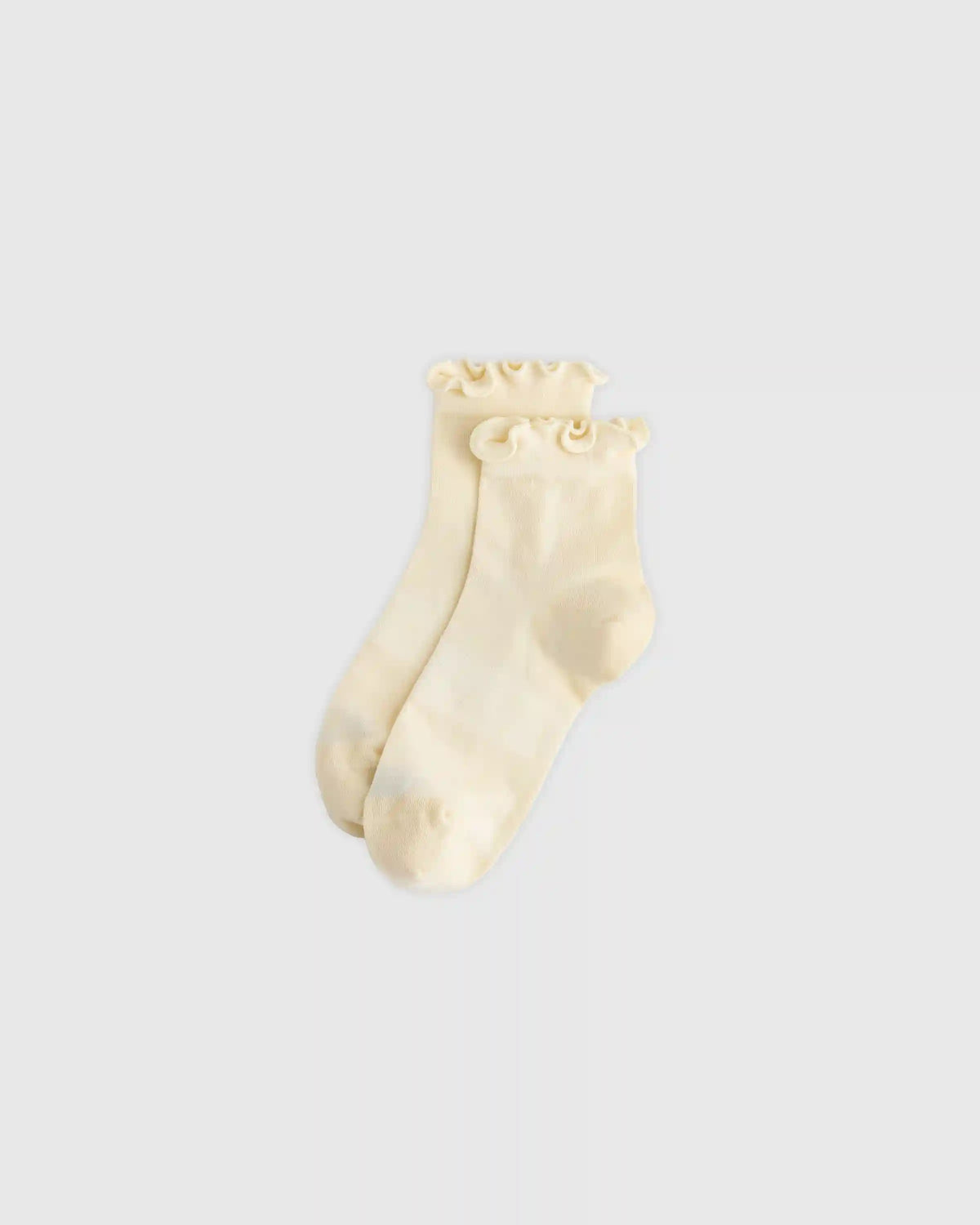Everyday Lightweight Cotton Ruffle Quarter Crew Sock (4-pack)