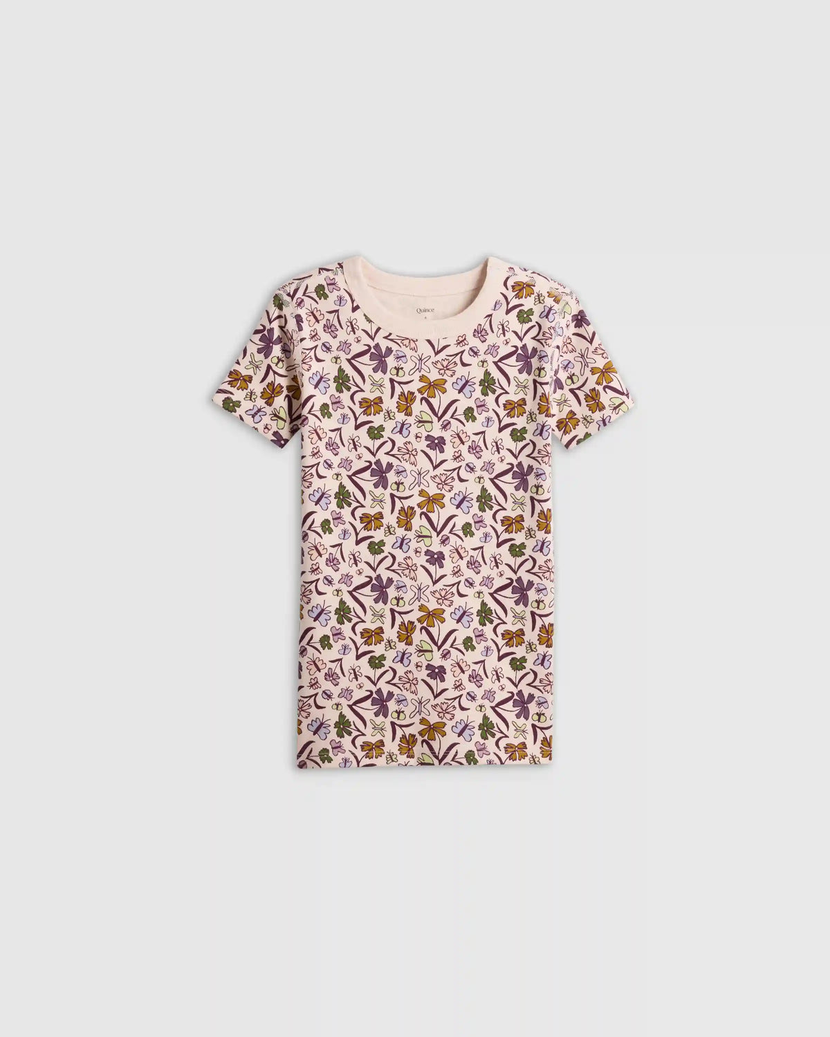 100% Organic Cotton Short Sleeve and Shorts Pajama Set