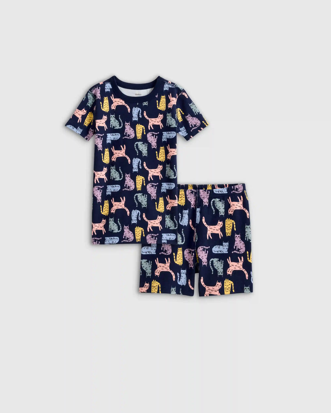 100% Organic Cotton Short Sleeve and Shorts Pajama Set