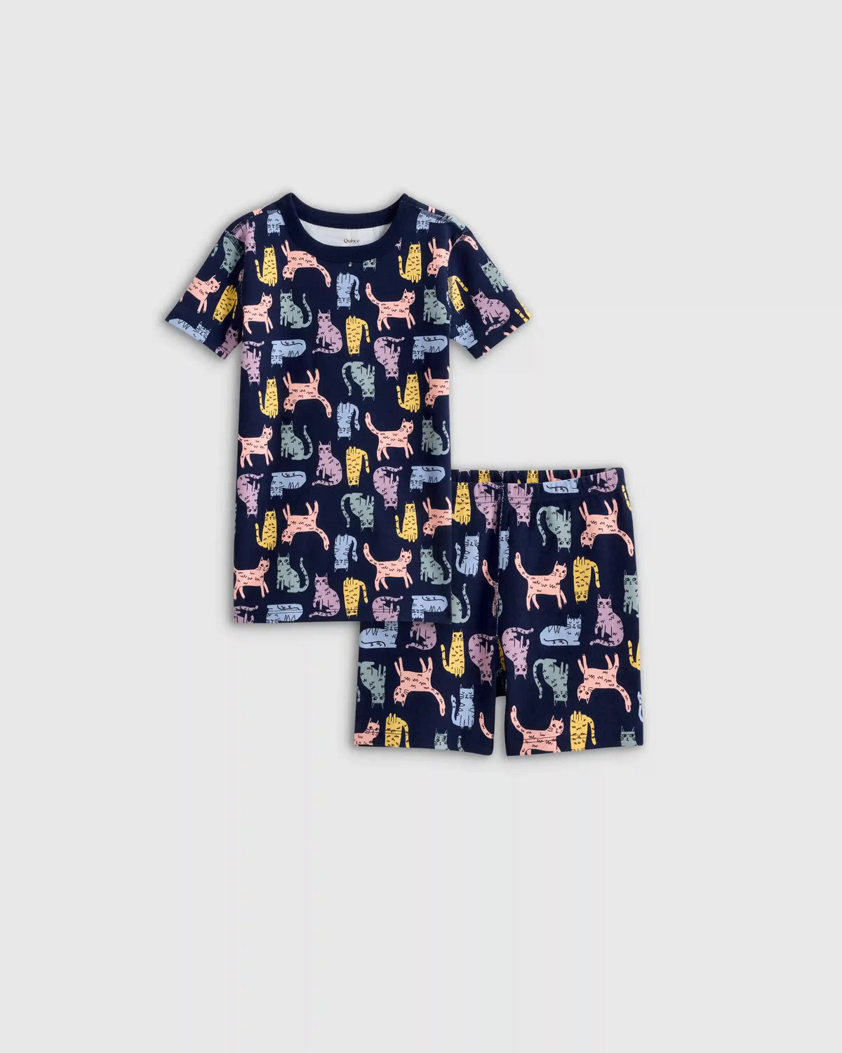 100% Organic Cotton Short Sleeve and Shorts Pajama Set
