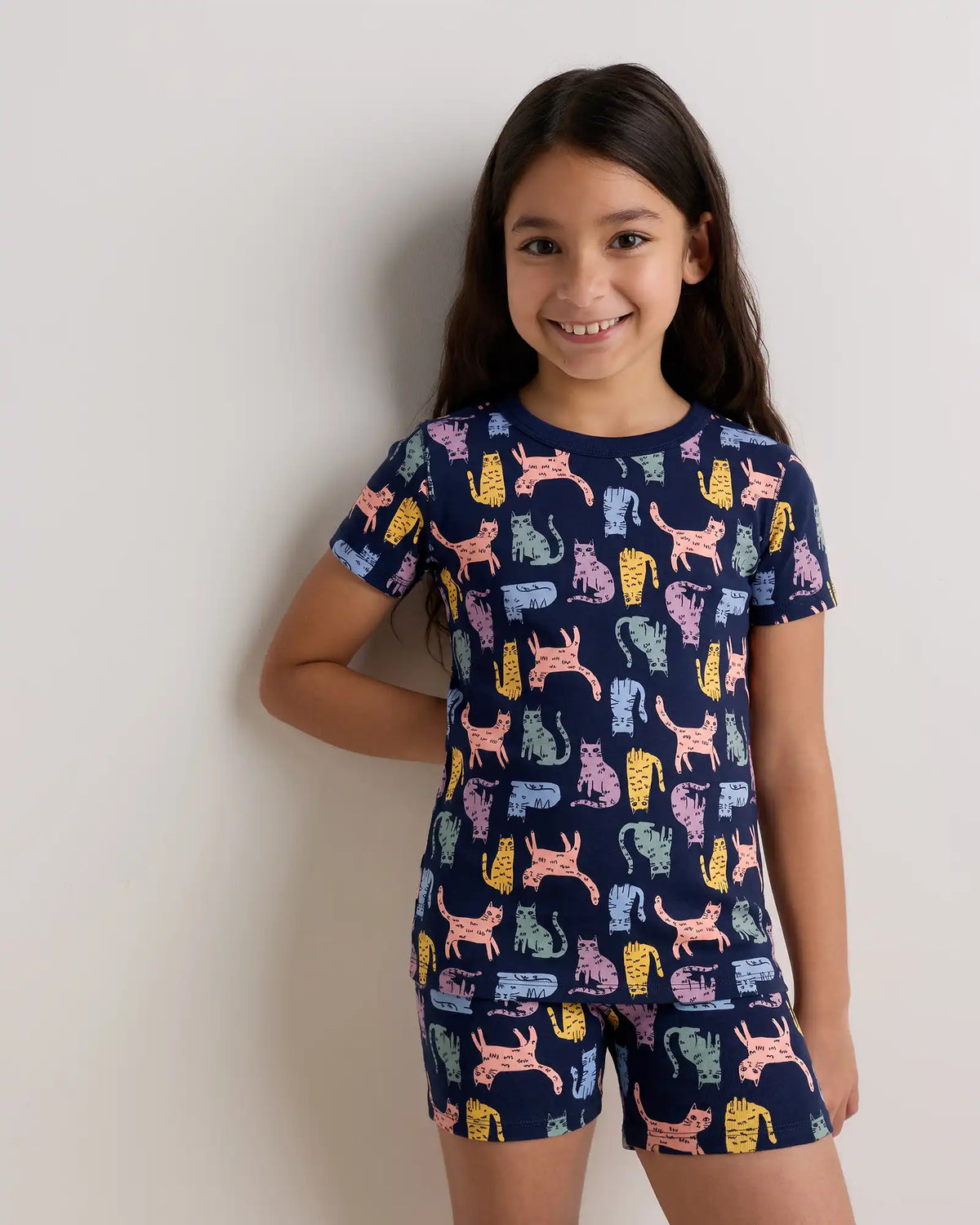 100% Organic Cotton Short Sleeve and Shorts Pajama Set