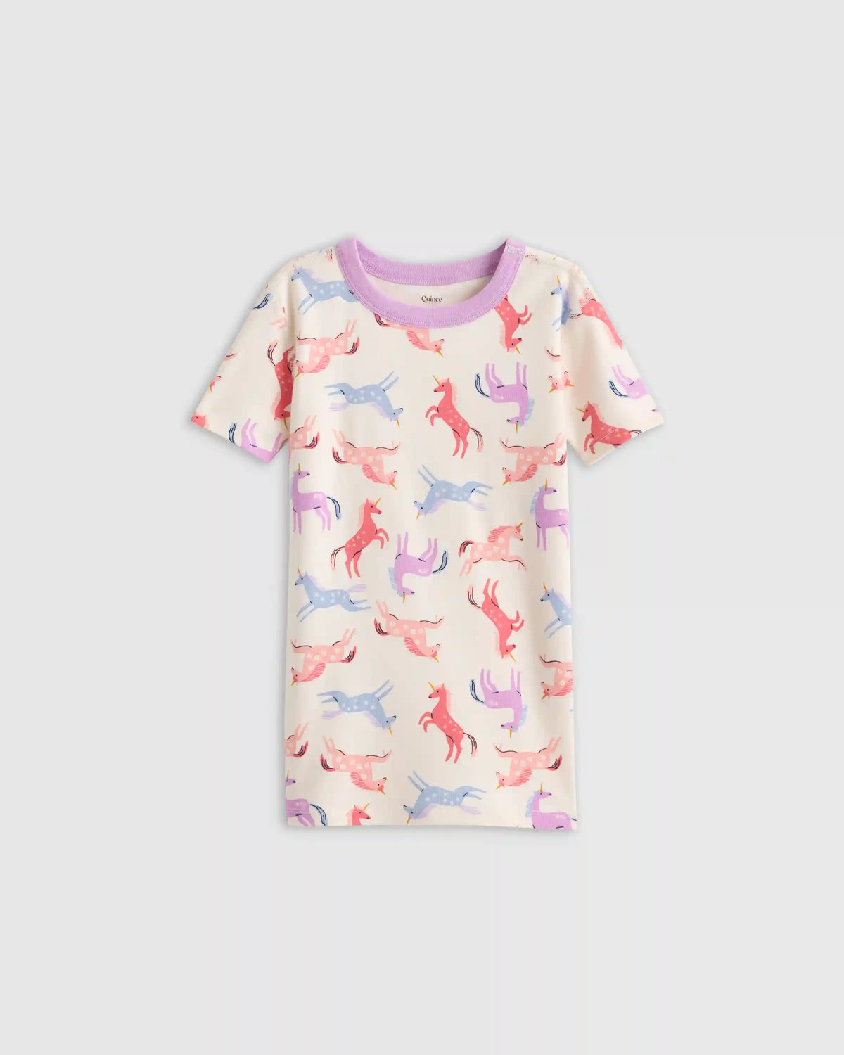 100% Organic Cotton Short Sleeve and Shorts Pajama Set