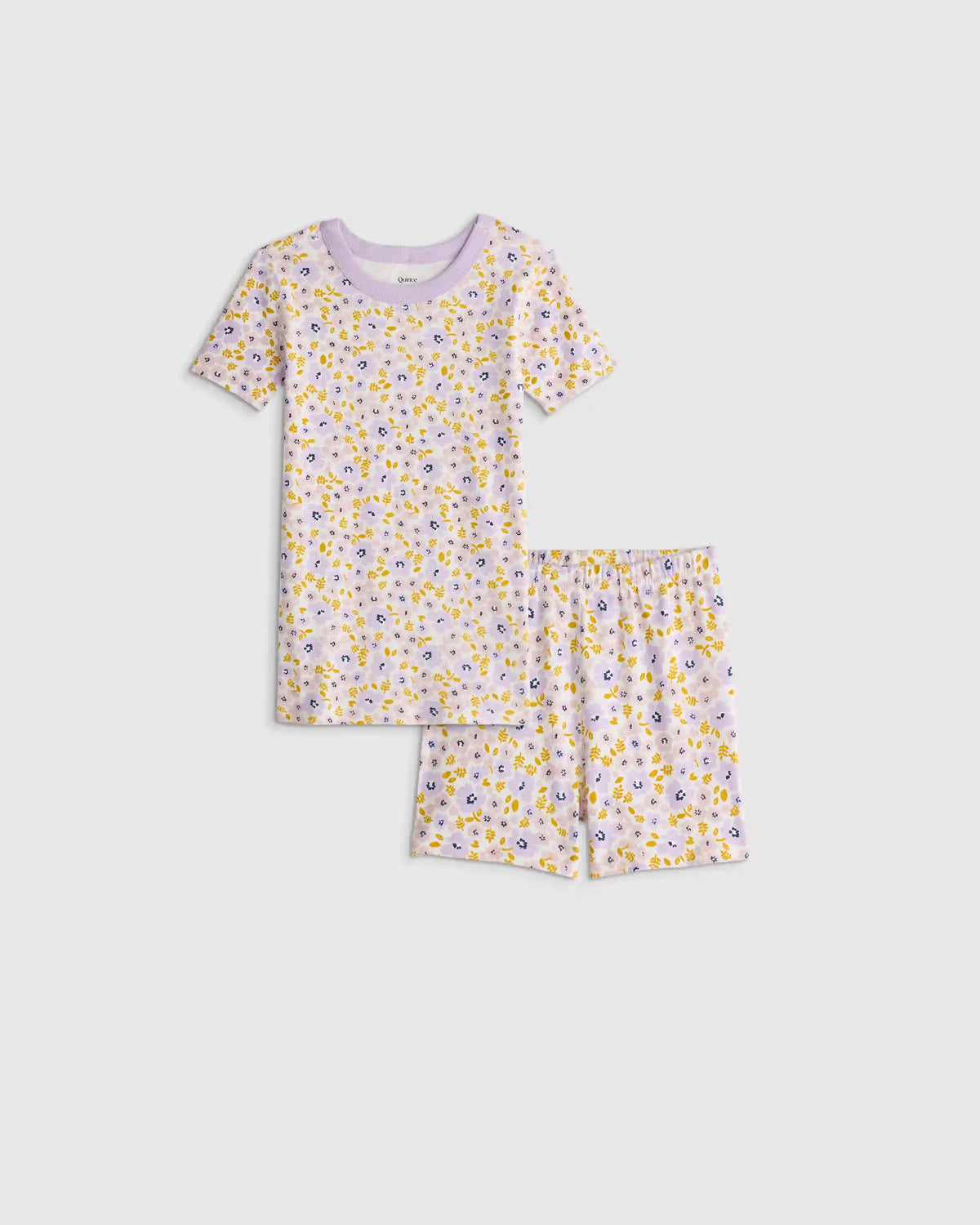 100% Organic Cotton Short Sleeve and Shorts Pajama Set
