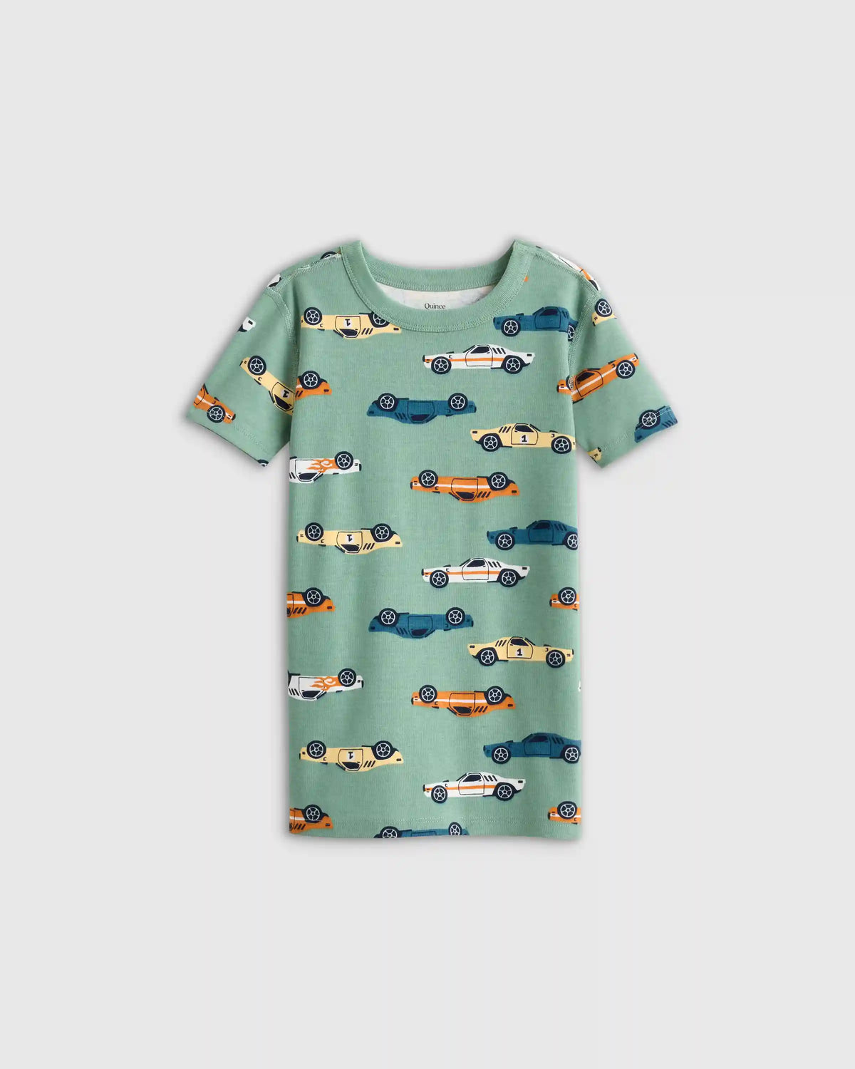 100% Organic Cotton Short Sleeve and Shorts Pajama Set