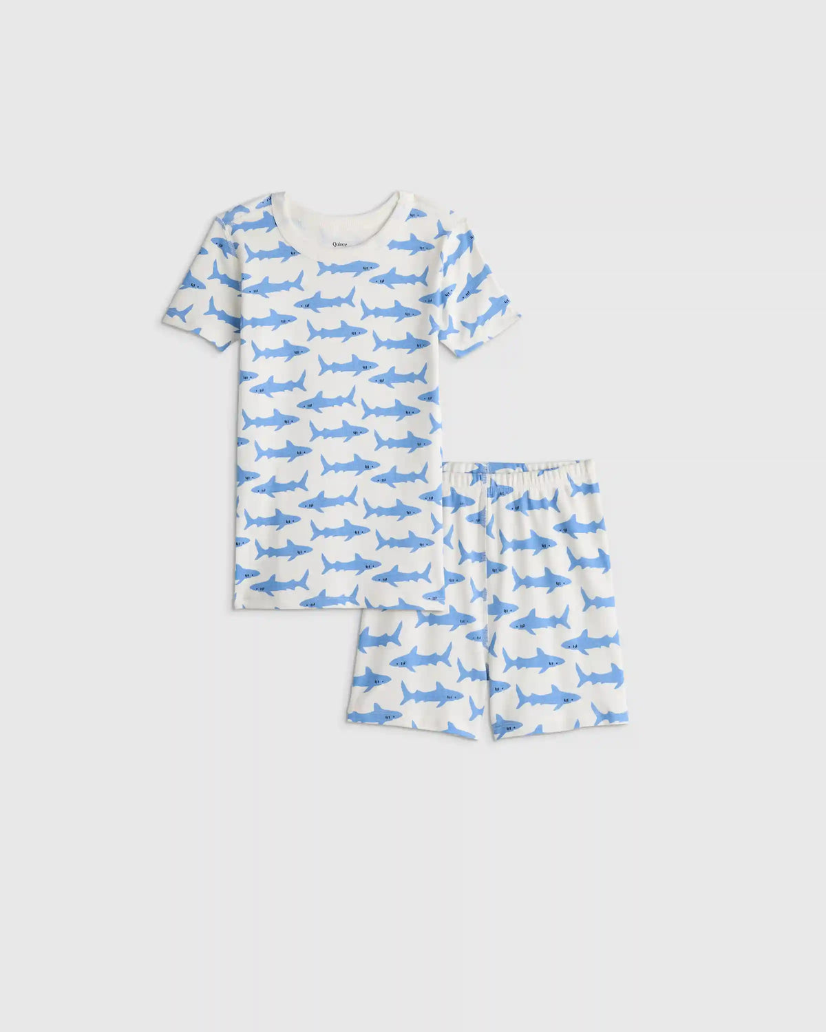 100% Organic Cotton Short Sleeve and Shorts Pajama Set