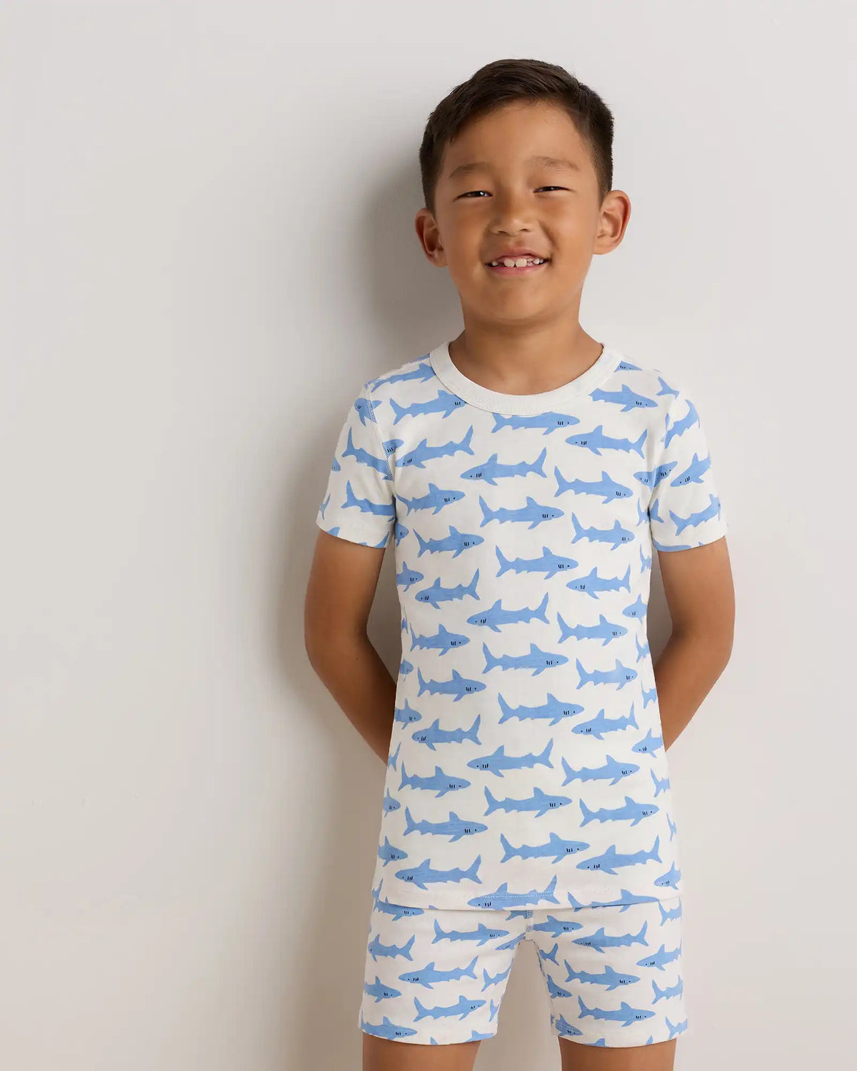 100% Organic Cotton Short Sleeve and Shorts Pajama Set