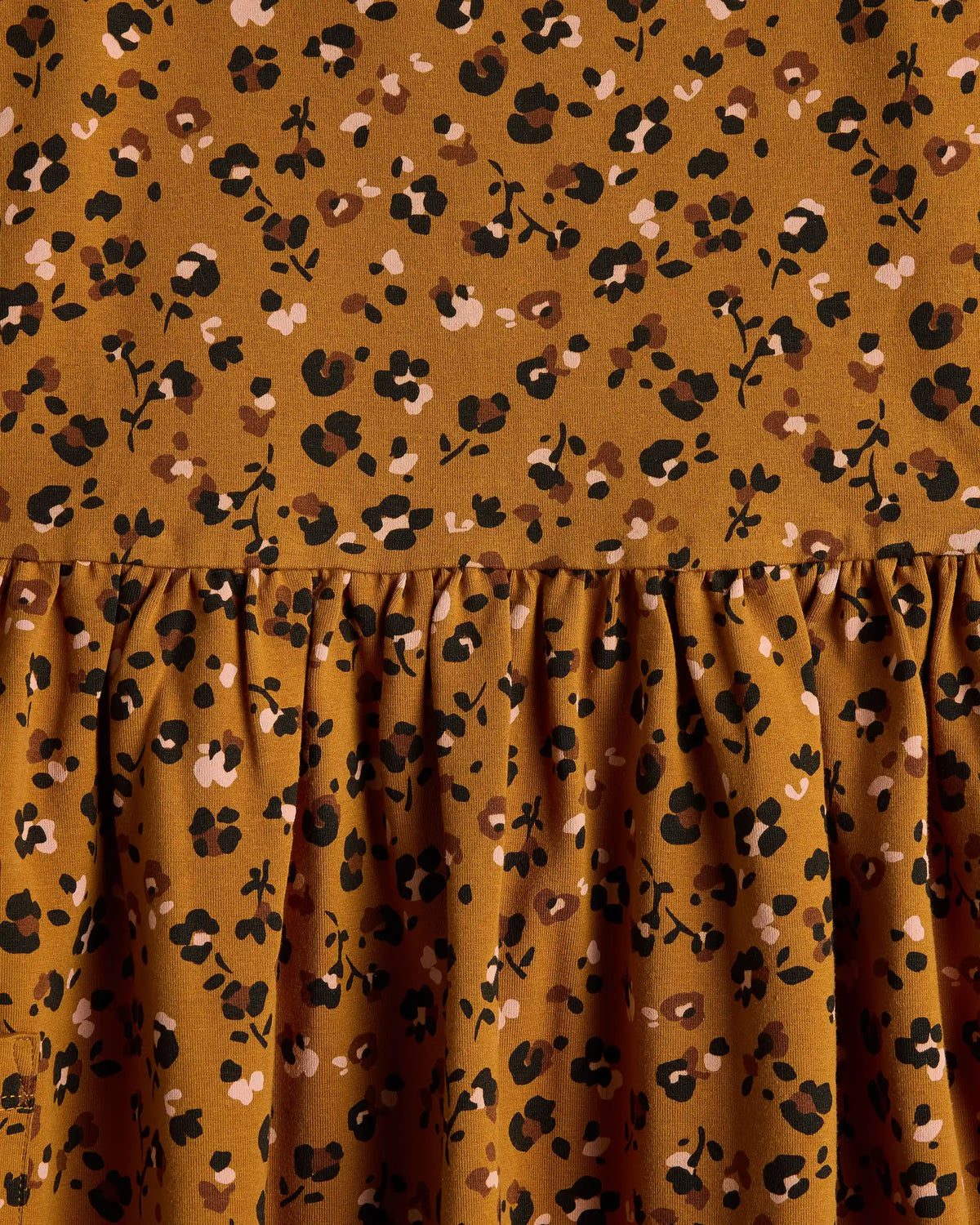 Organic Cotton Long Sleeve Fit and Flare Pocket Dress