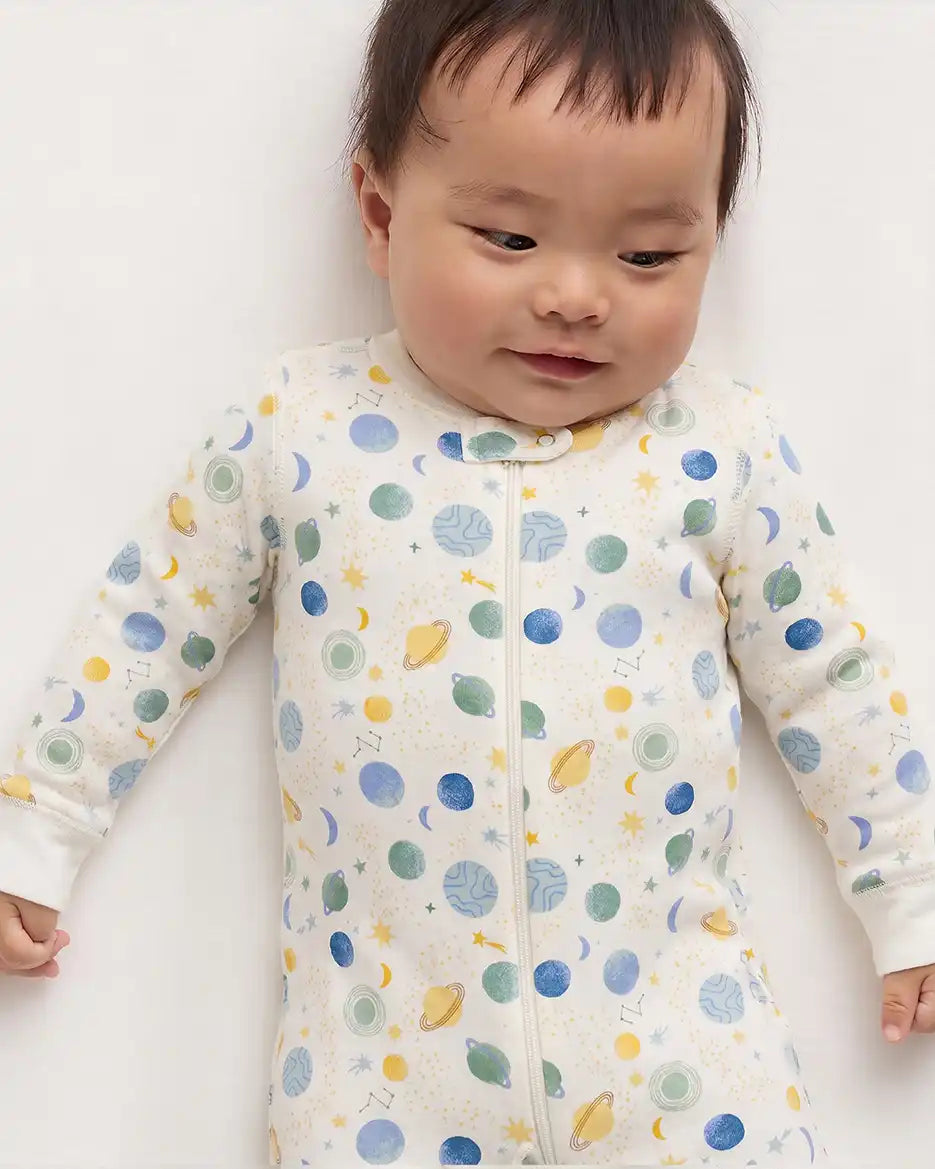 100% Organic Cotton Footie Pajama