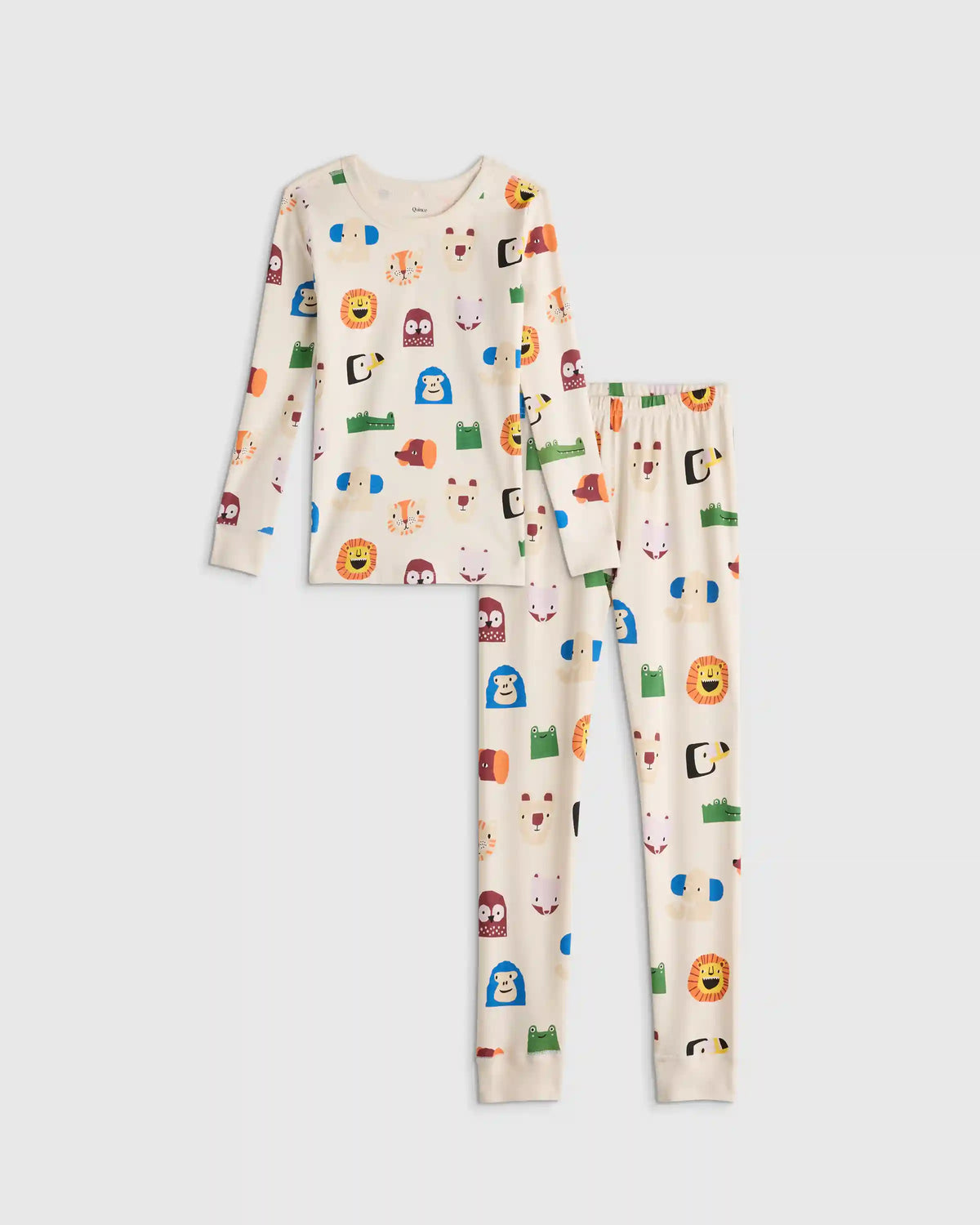 100% Organic Cotton Long Sleeve and Pant Pajama Set