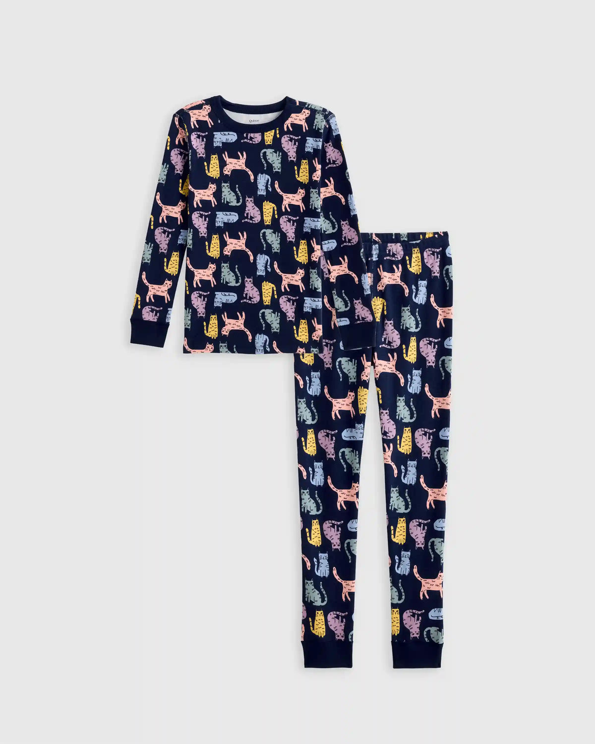 100% Organic Cotton Long Sleeve and Pant Pajama Set