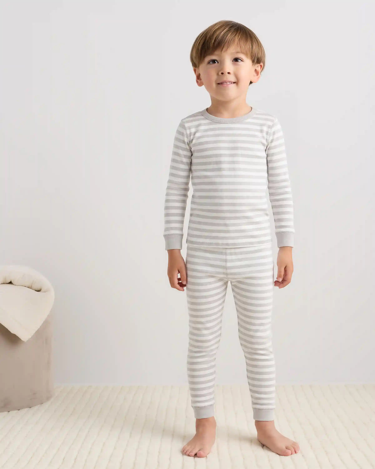 100% Organic Cotton Long Sleeve and Pant Pajama Set