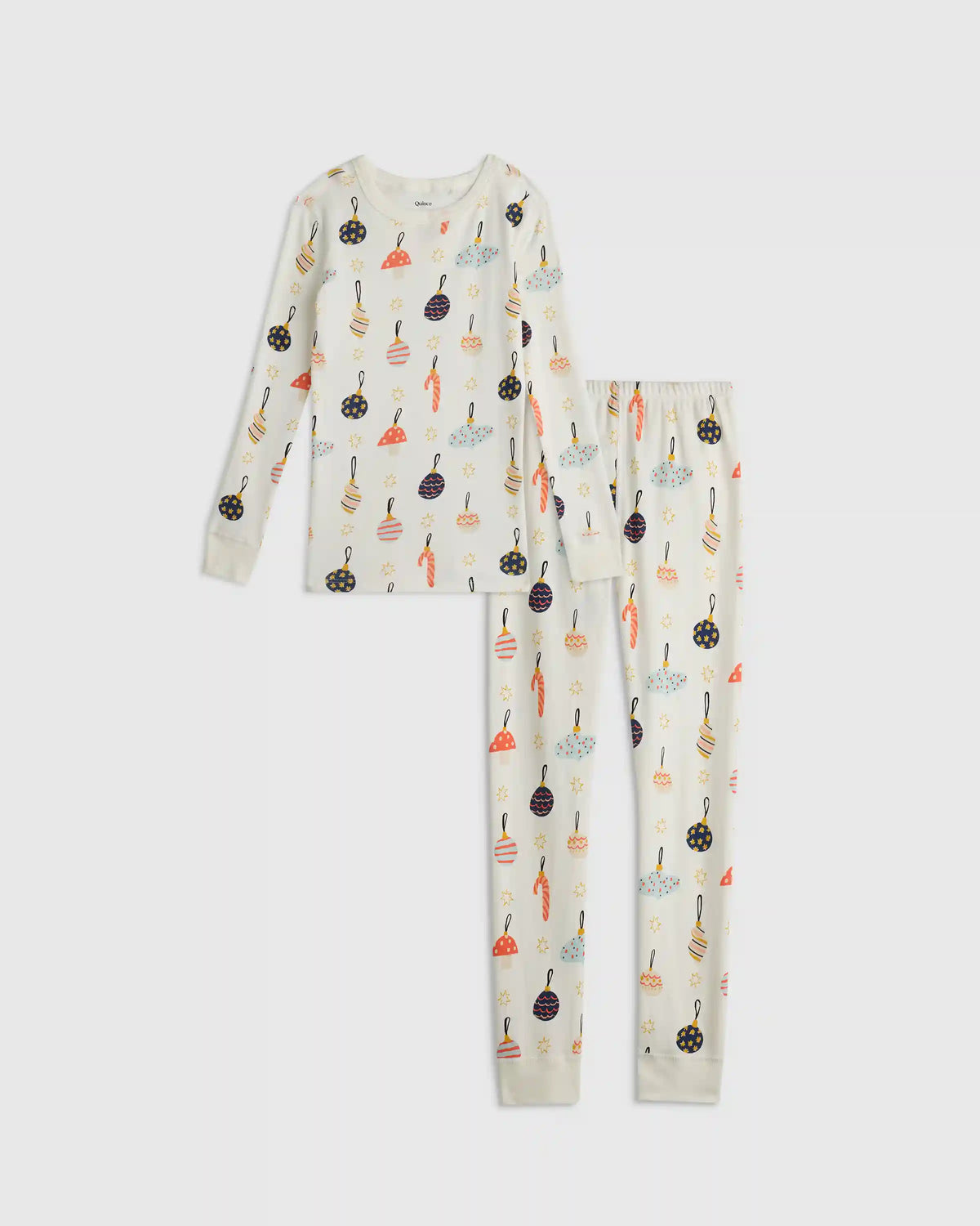 100% Organic Cotton Long Sleeve and Pant Pajama Set