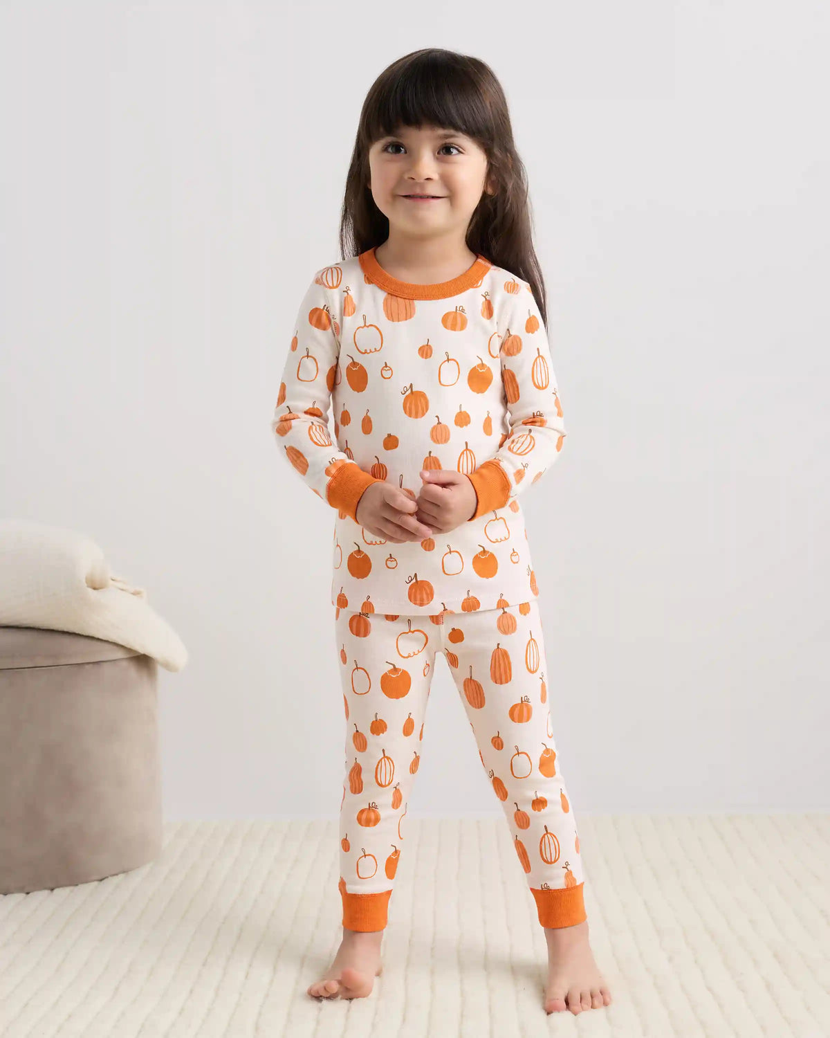 100% Organic Cotton Long Sleeve and Pant Pajama Set