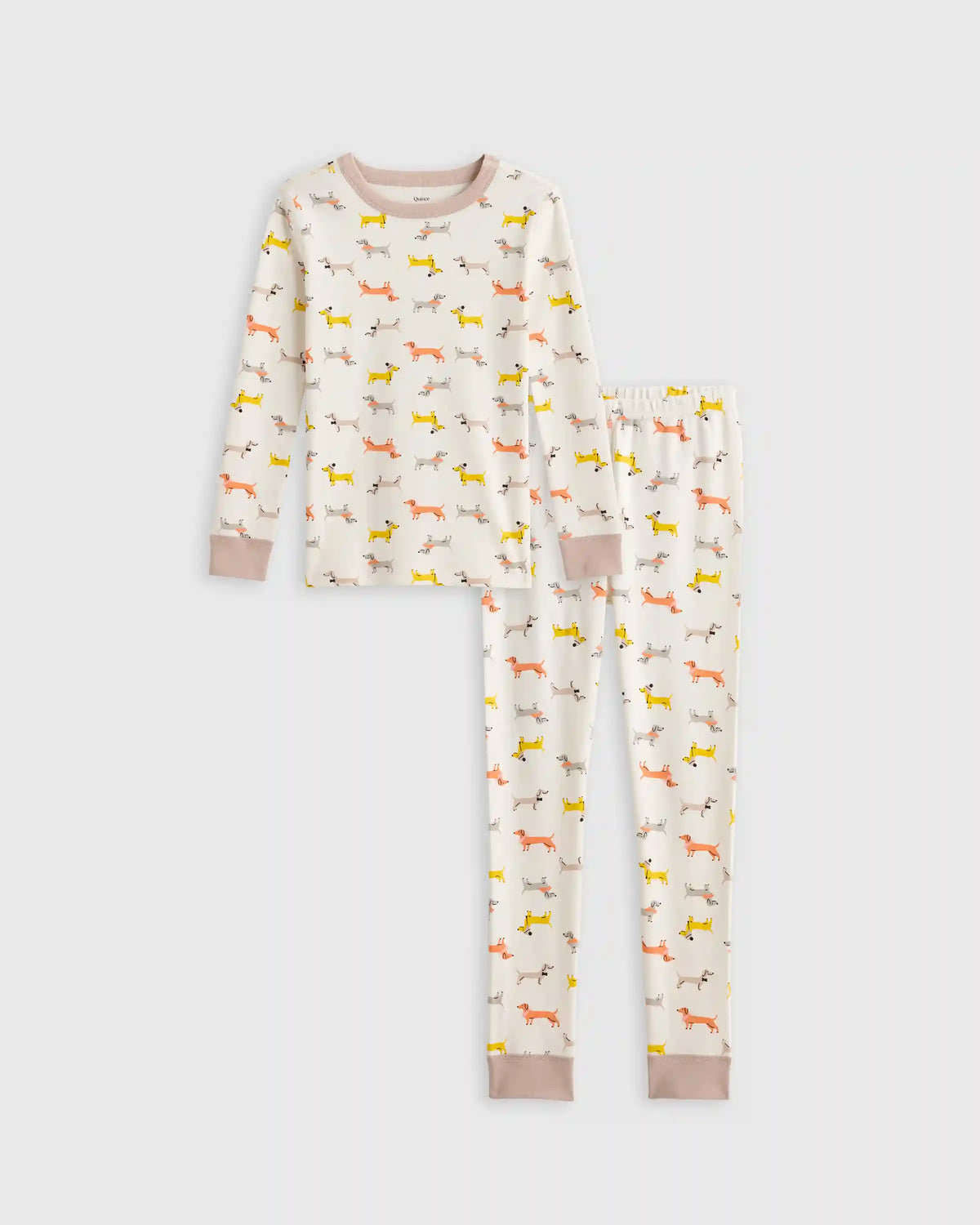 100% Organic Cotton Long Sleeve and Pant Pajama Set