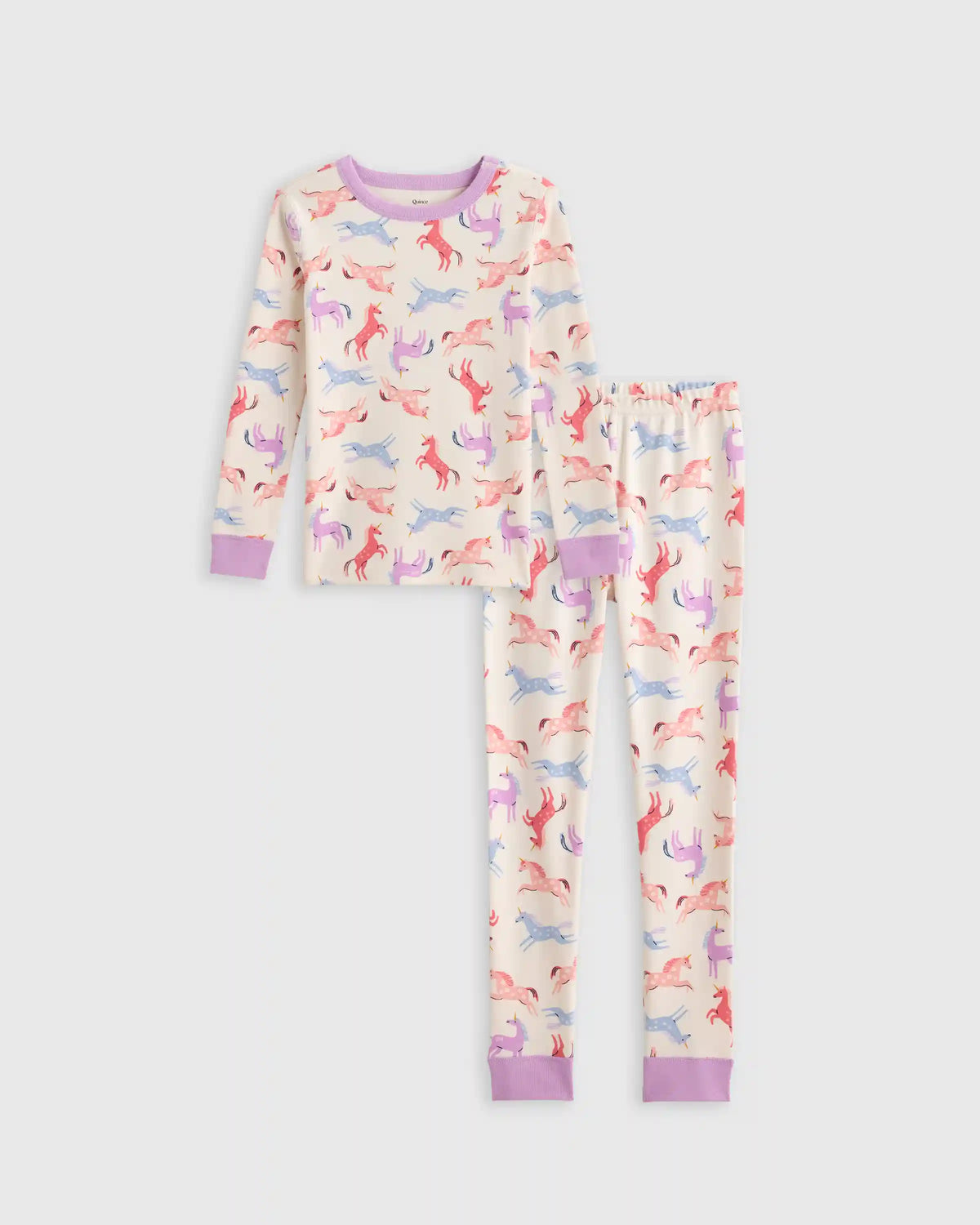 100% Organic Cotton Long Sleeve and Pant Pajama Set