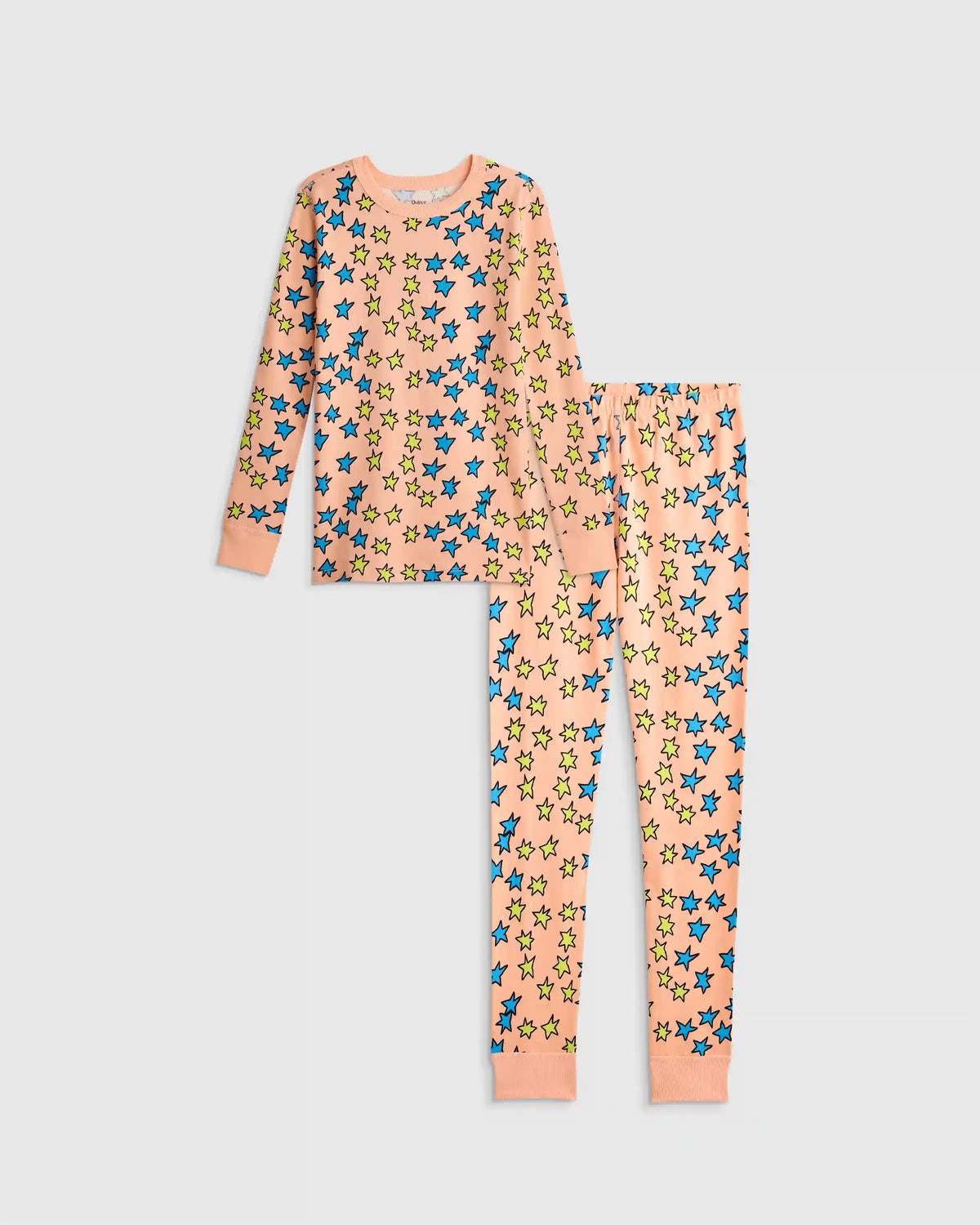100% Organic Cotton Long Sleeve and Pant Pajama Set