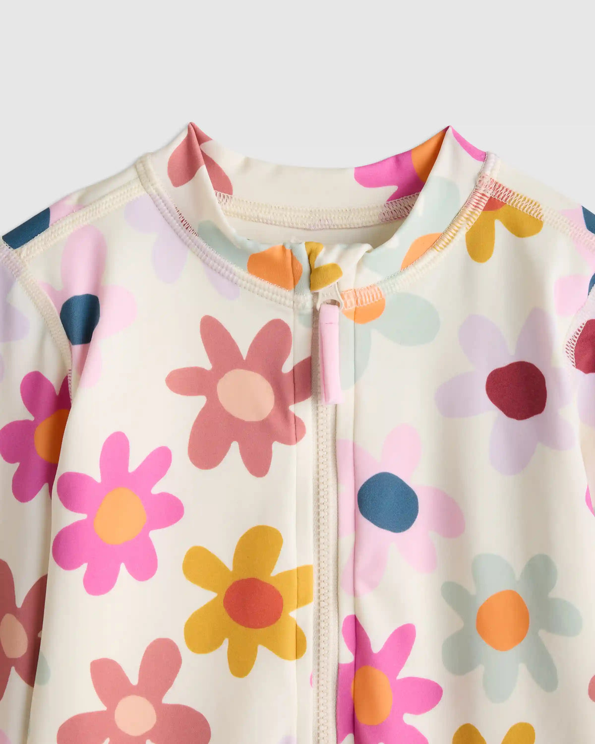 Long Sleeve Zip-Up Swimsuit