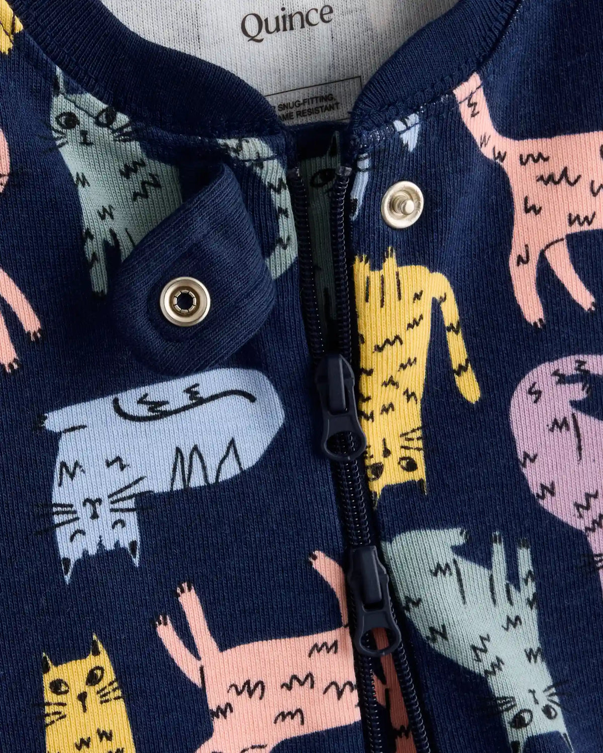 100% Organic Cotton Shortie Onesie Pajama