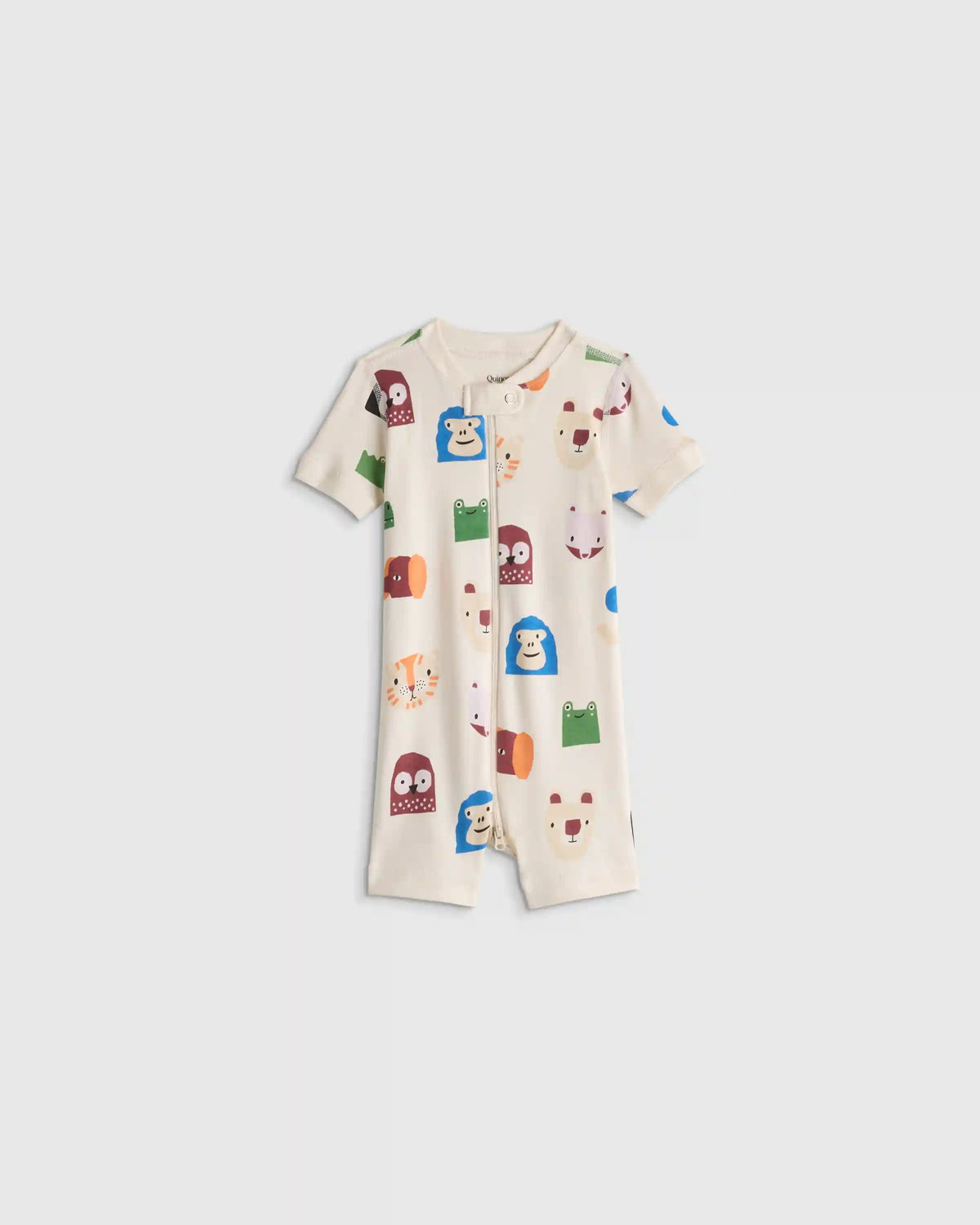 100% Organic Cotton Shortie Onesie Pajama