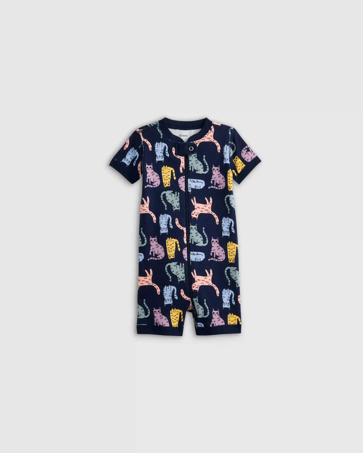 100% Organic Cotton Shortie Onesie Pajama