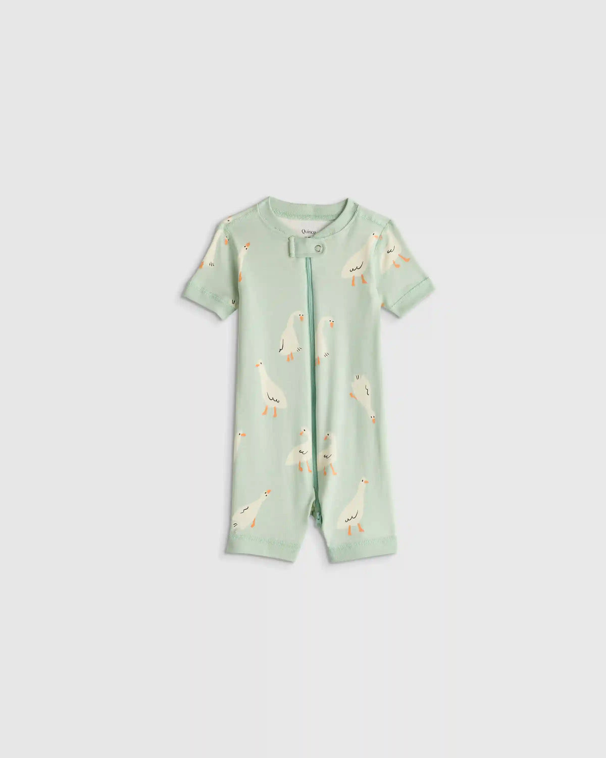 100% Organic Cotton Shortie Onesie Pajama
