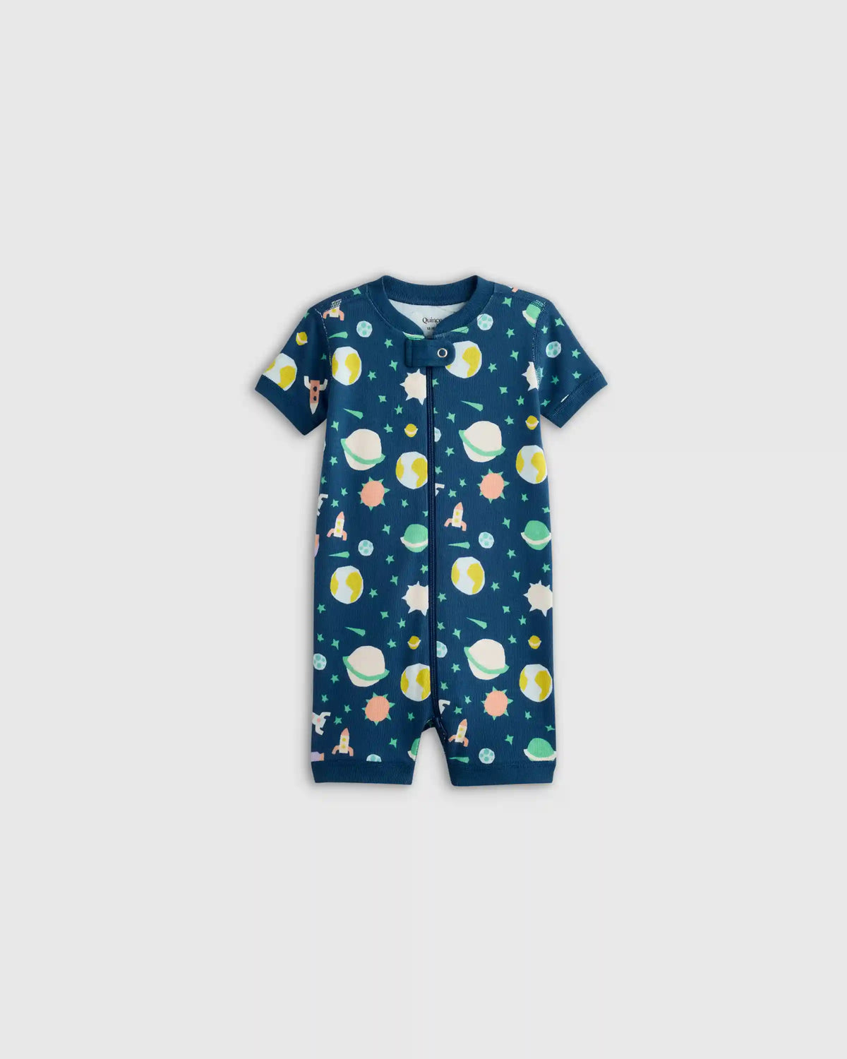 100% Organic Cotton Shortie Onesie Pajama