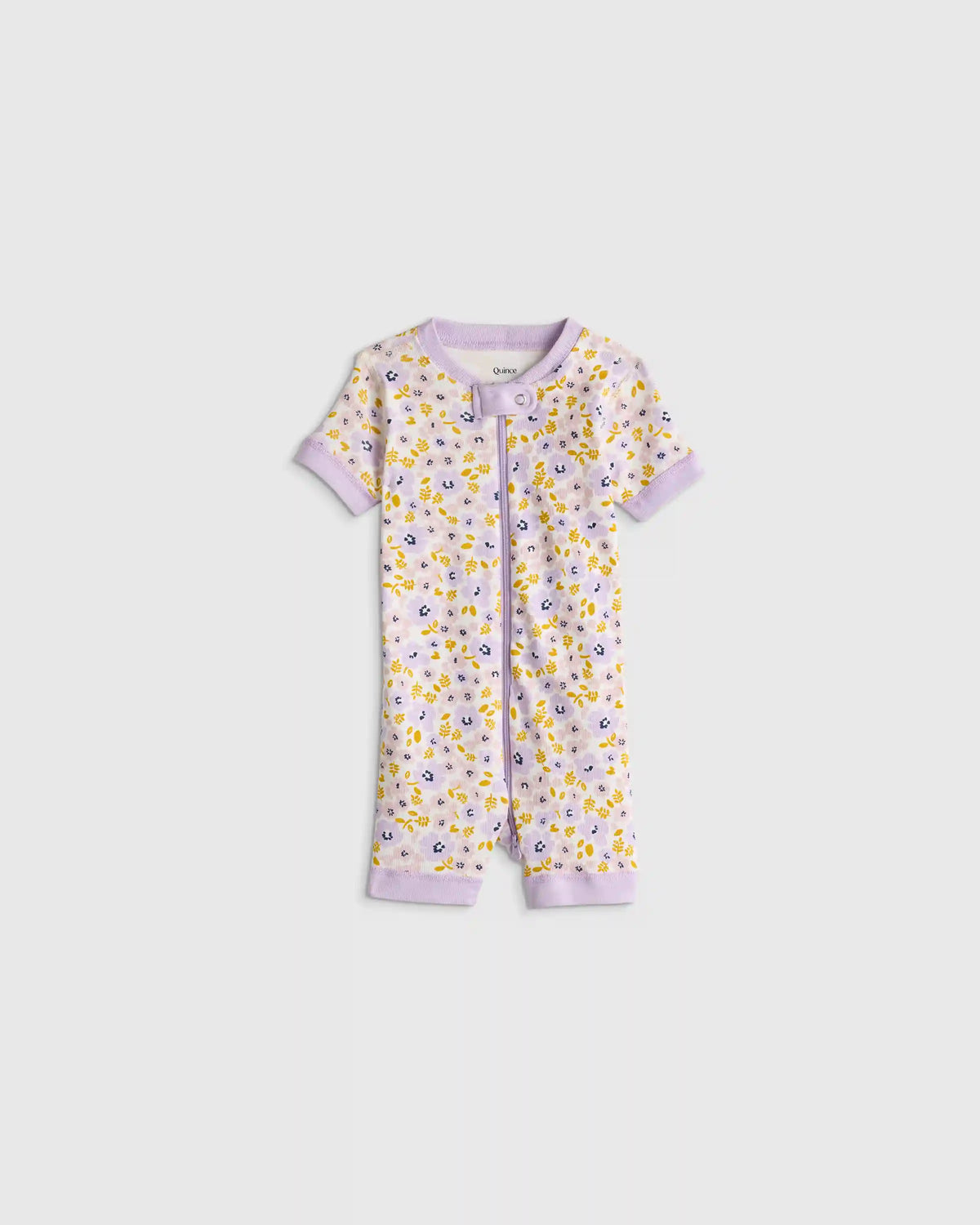 100% Organic Cotton Shortie Onesie Pajama