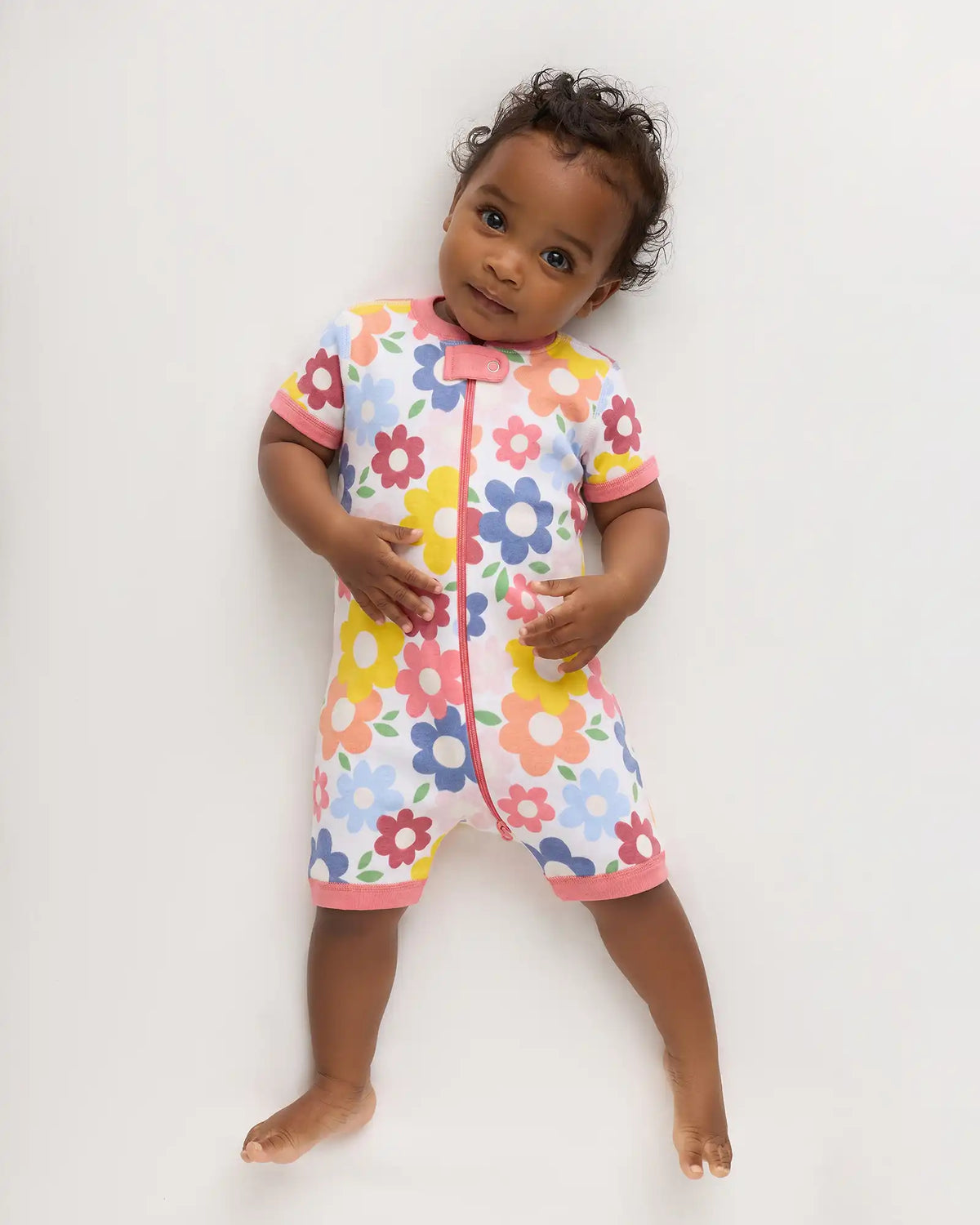 100% Organic Cotton Shortie Onesie Pajama