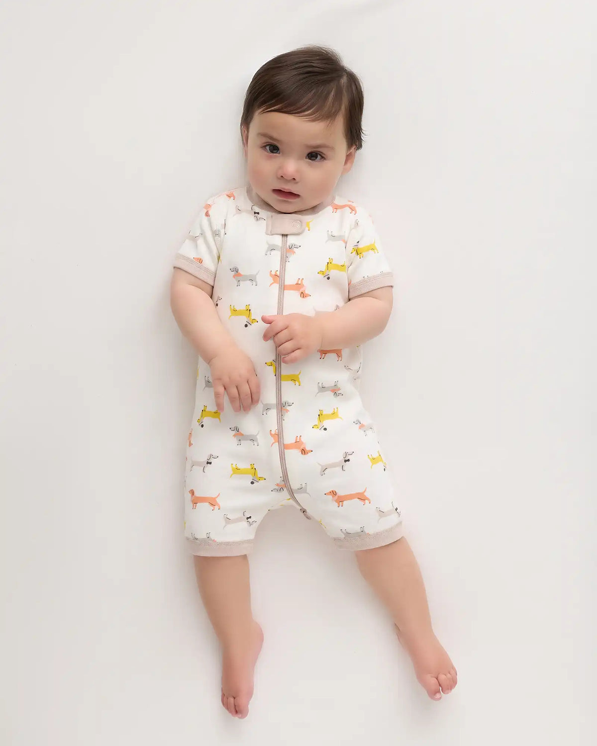 100% Organic Cotton Shortie Onesie Pajama