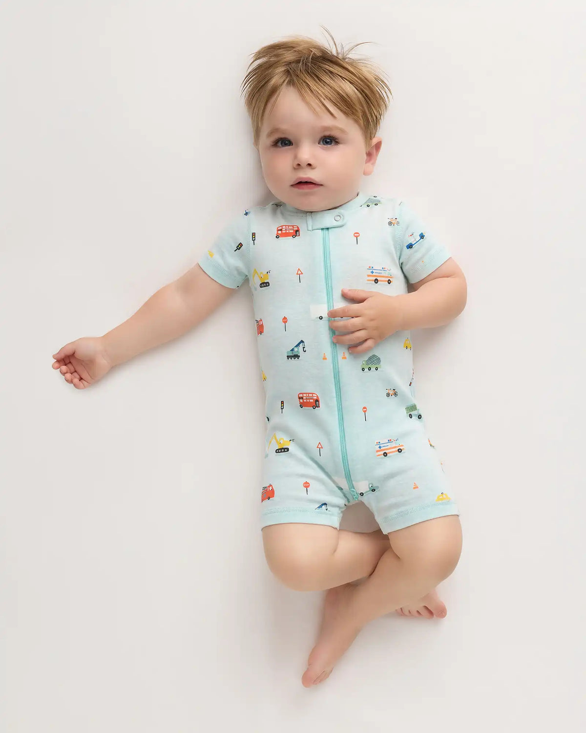 100% Organic Cotton Shortie Onesie Pajama