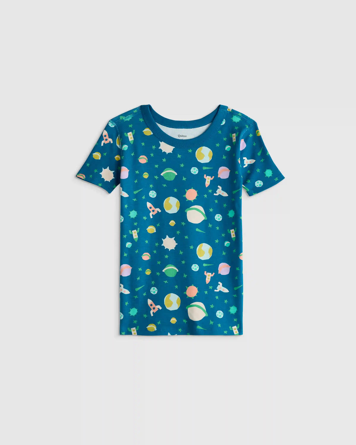 100% Organic Cotton Short Sleeve and Pant Pajama Set